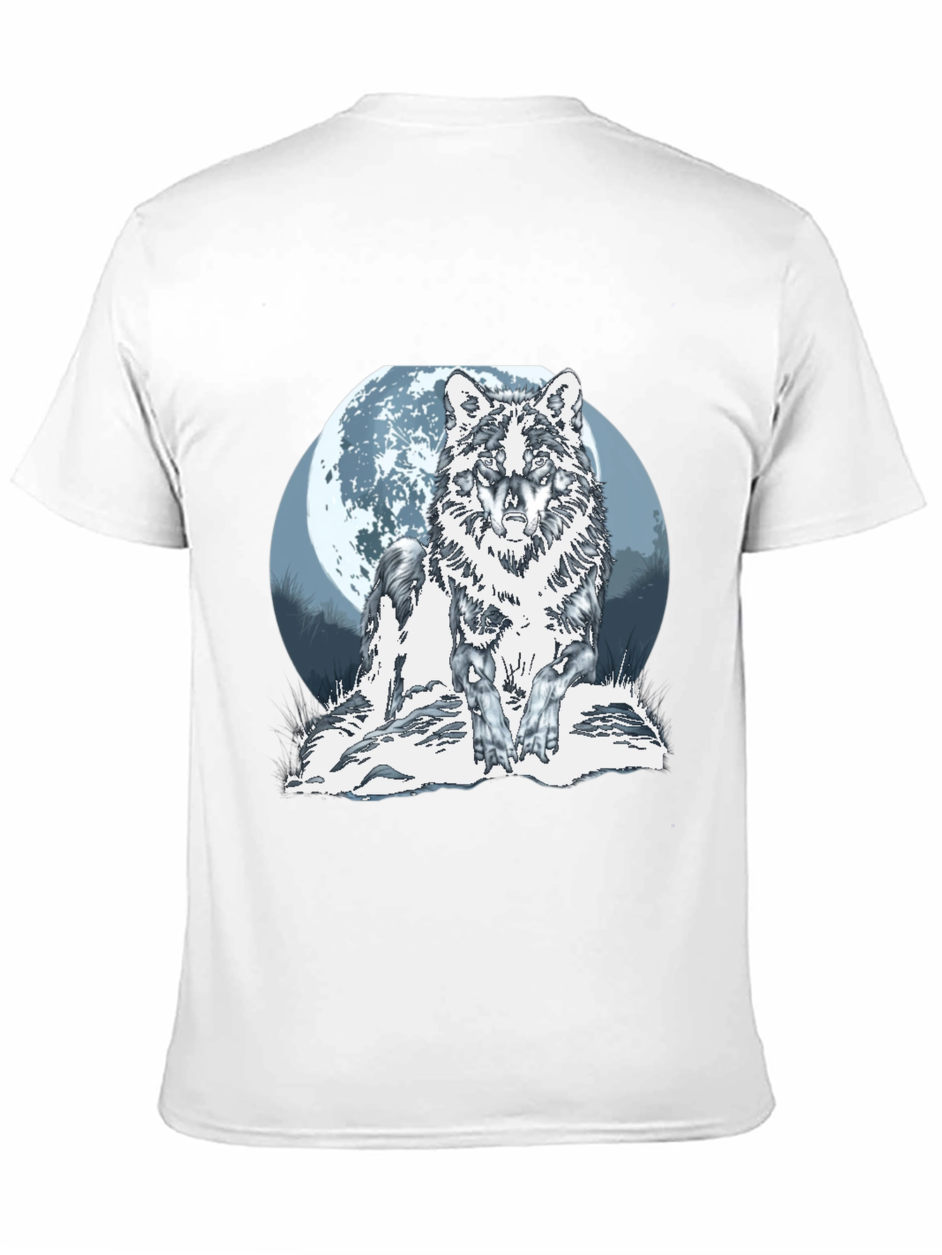 Black Wolf Moon Graphic Tee view 11