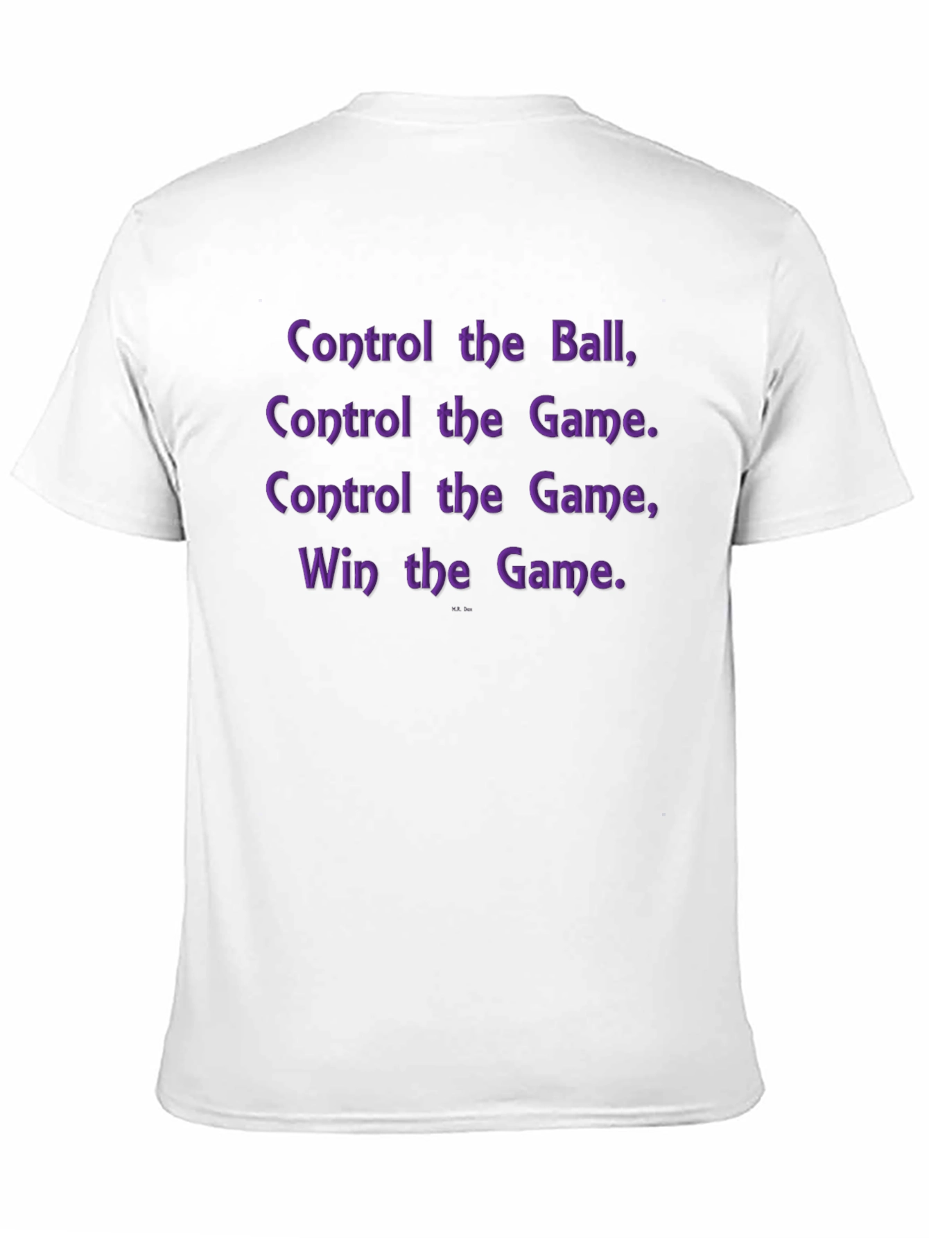 Black Control the Game T-Shirt view 11