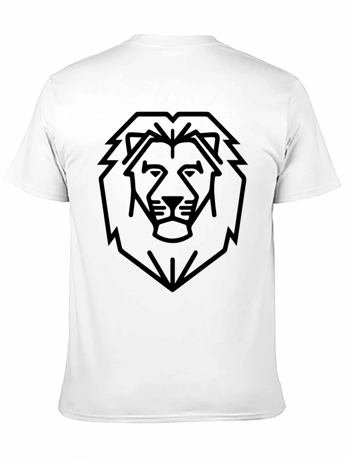Black Lion Graphic Black T-Shirt view 11