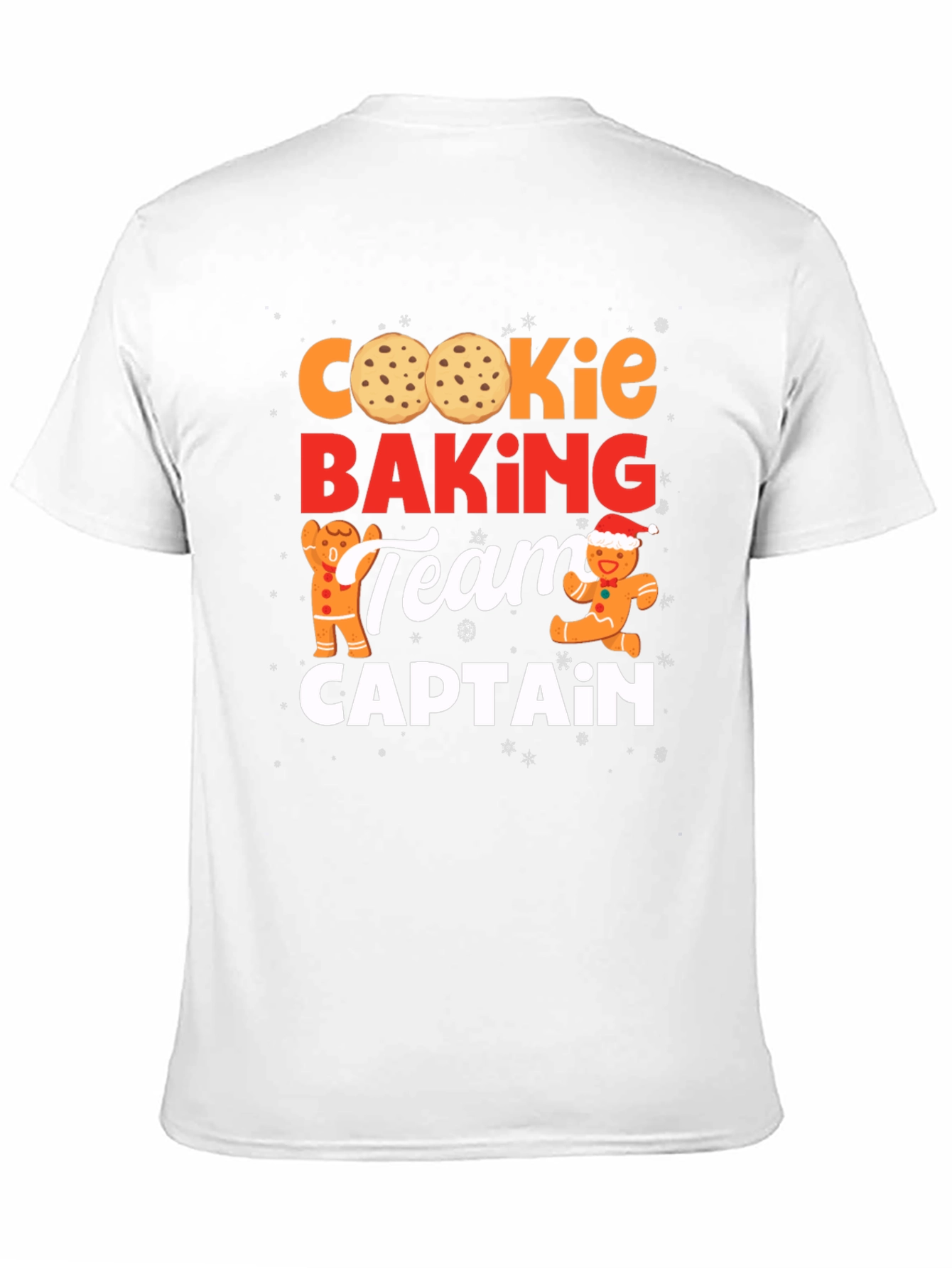 Black Cookie Baking Team Captain T-Shirt view 11