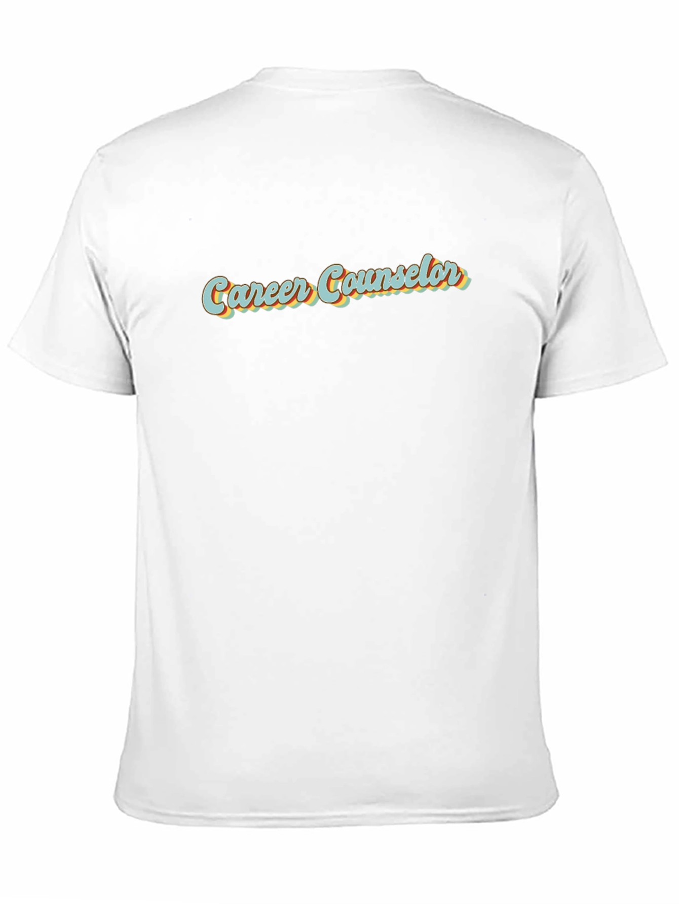Black Career Counselor Retro Graphic T-Shirt view 11