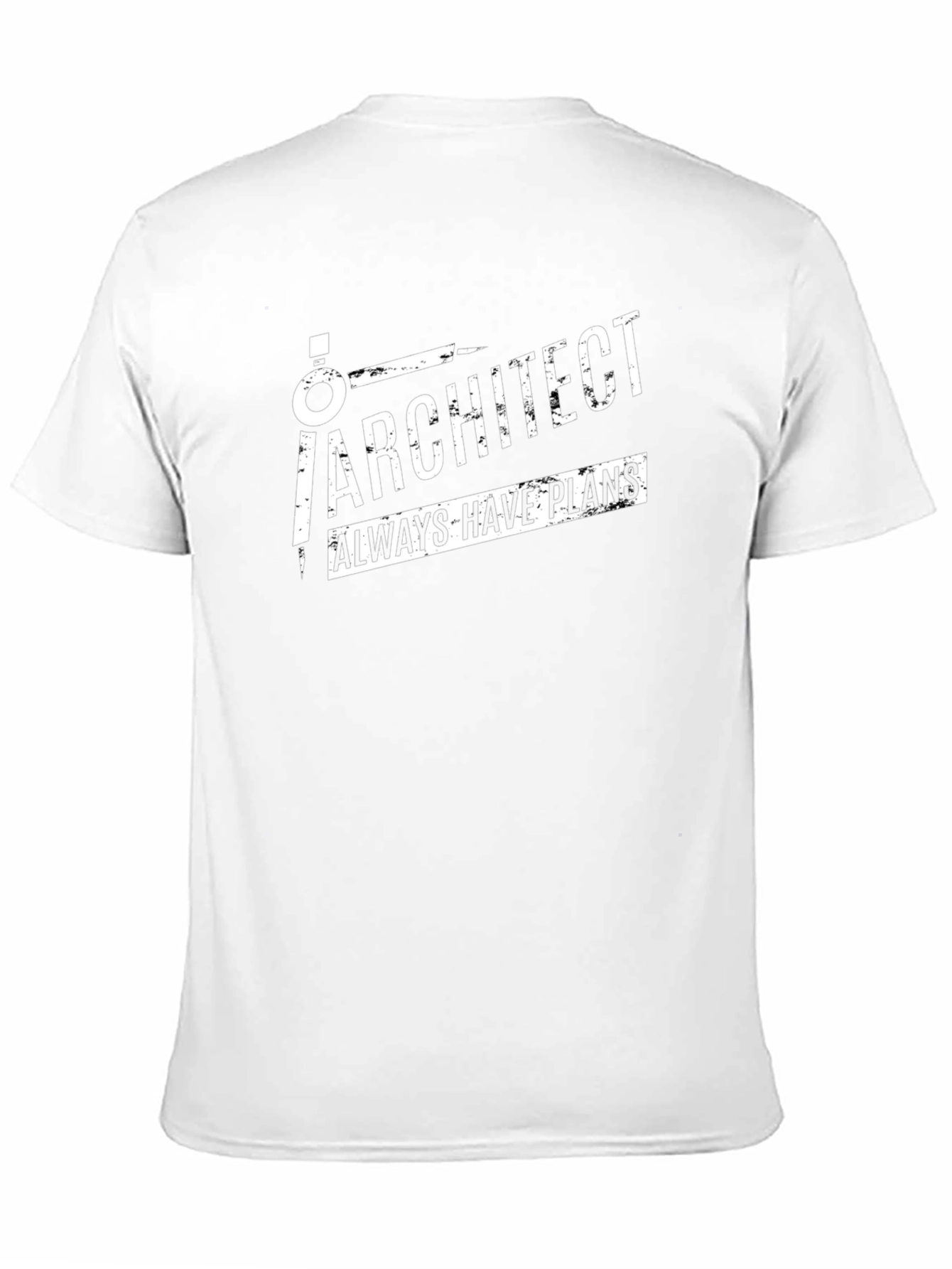 Black Architect Always Have Plans Graphic T-Shirt view 11