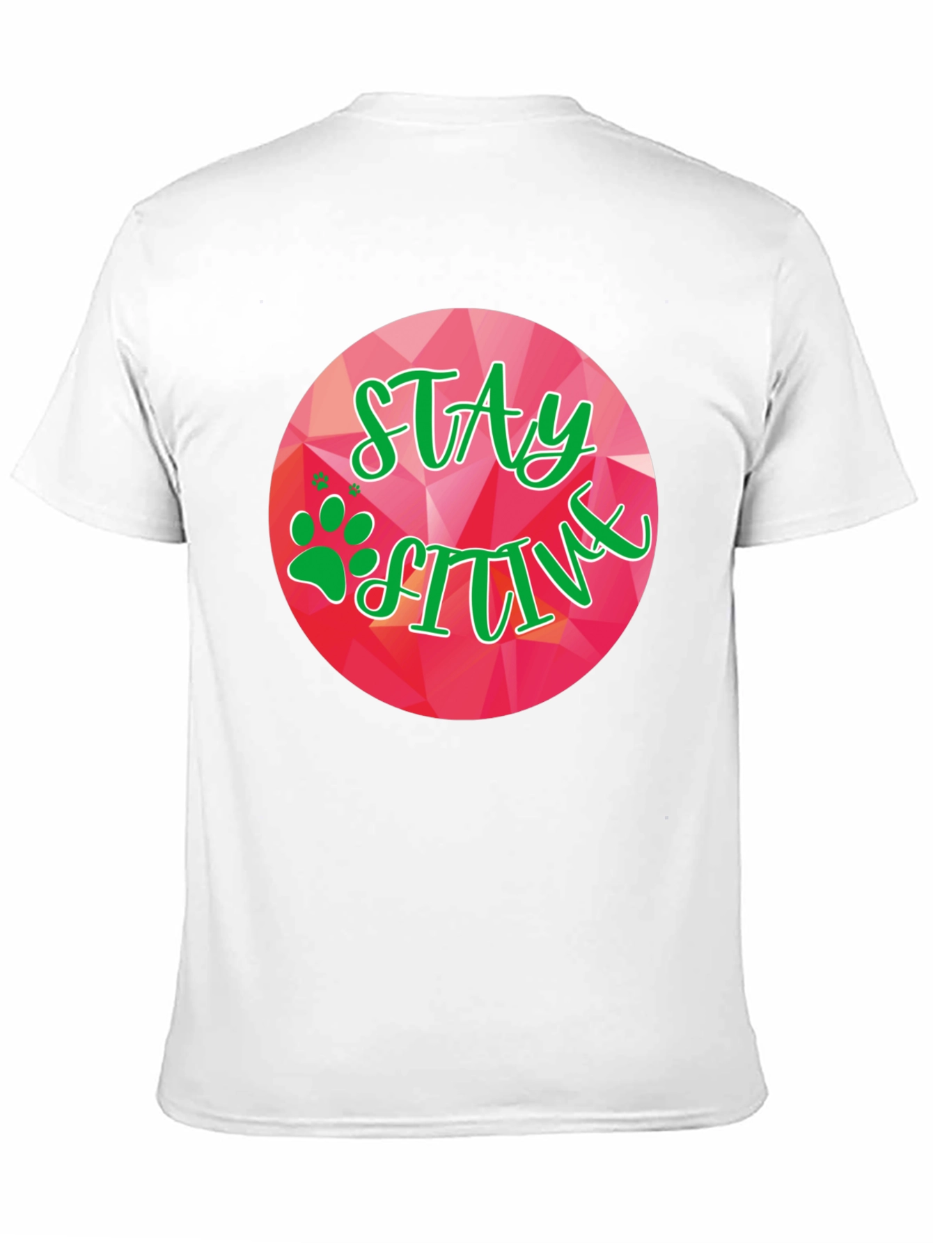 Black Stay Positive Graphic Tee view 11