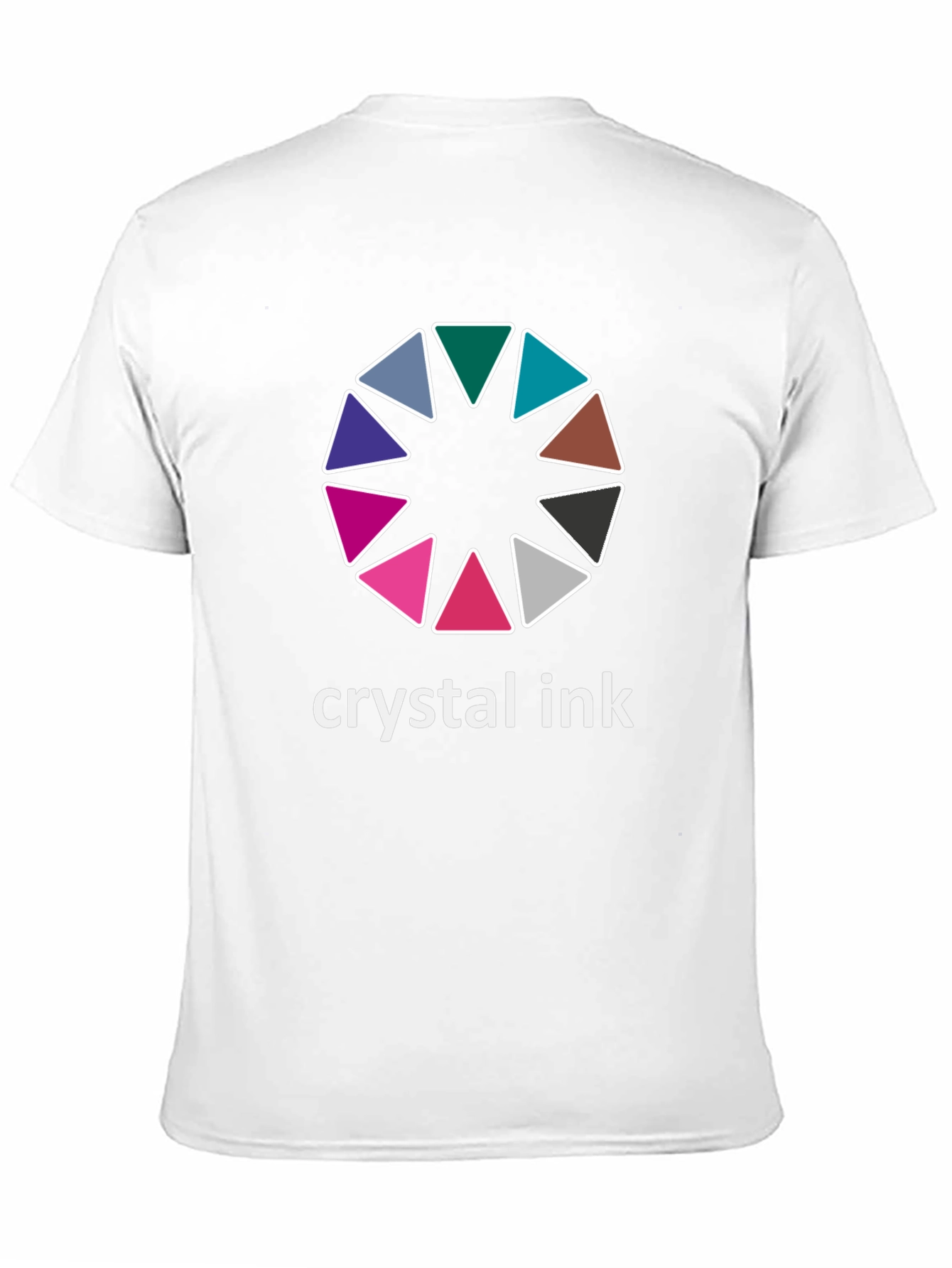 Black Crystal Ink Graphic Tee - Stylish Black Cotton T-Shirt view 11