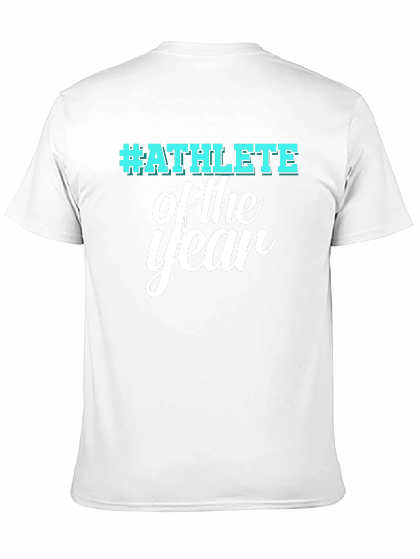 Black Athlete of the Year Black Graphic T-Shirt view 11