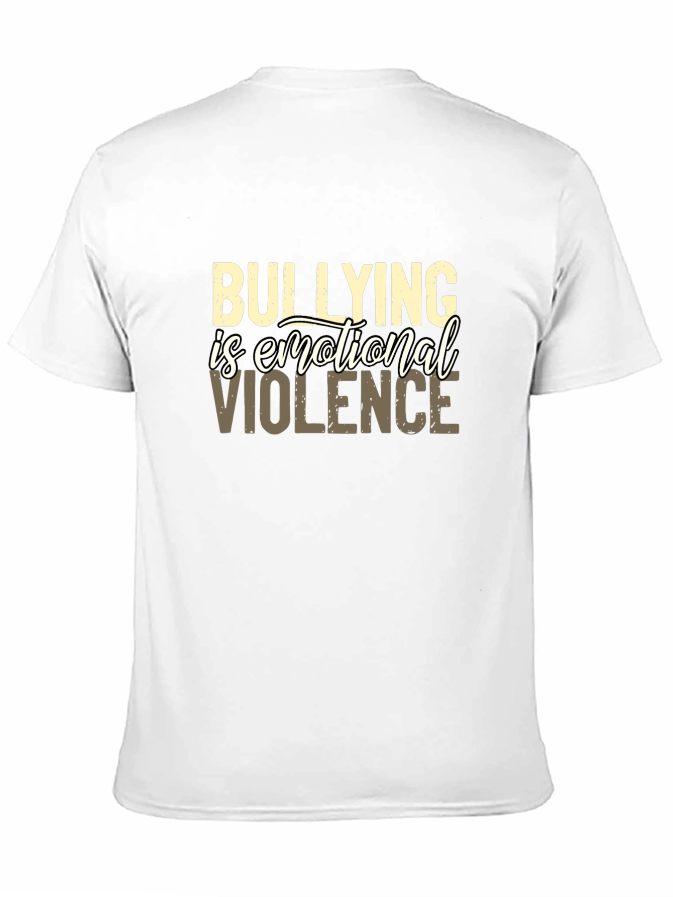 Black Bullying Is Emotional Violence Graphic Tee view 11