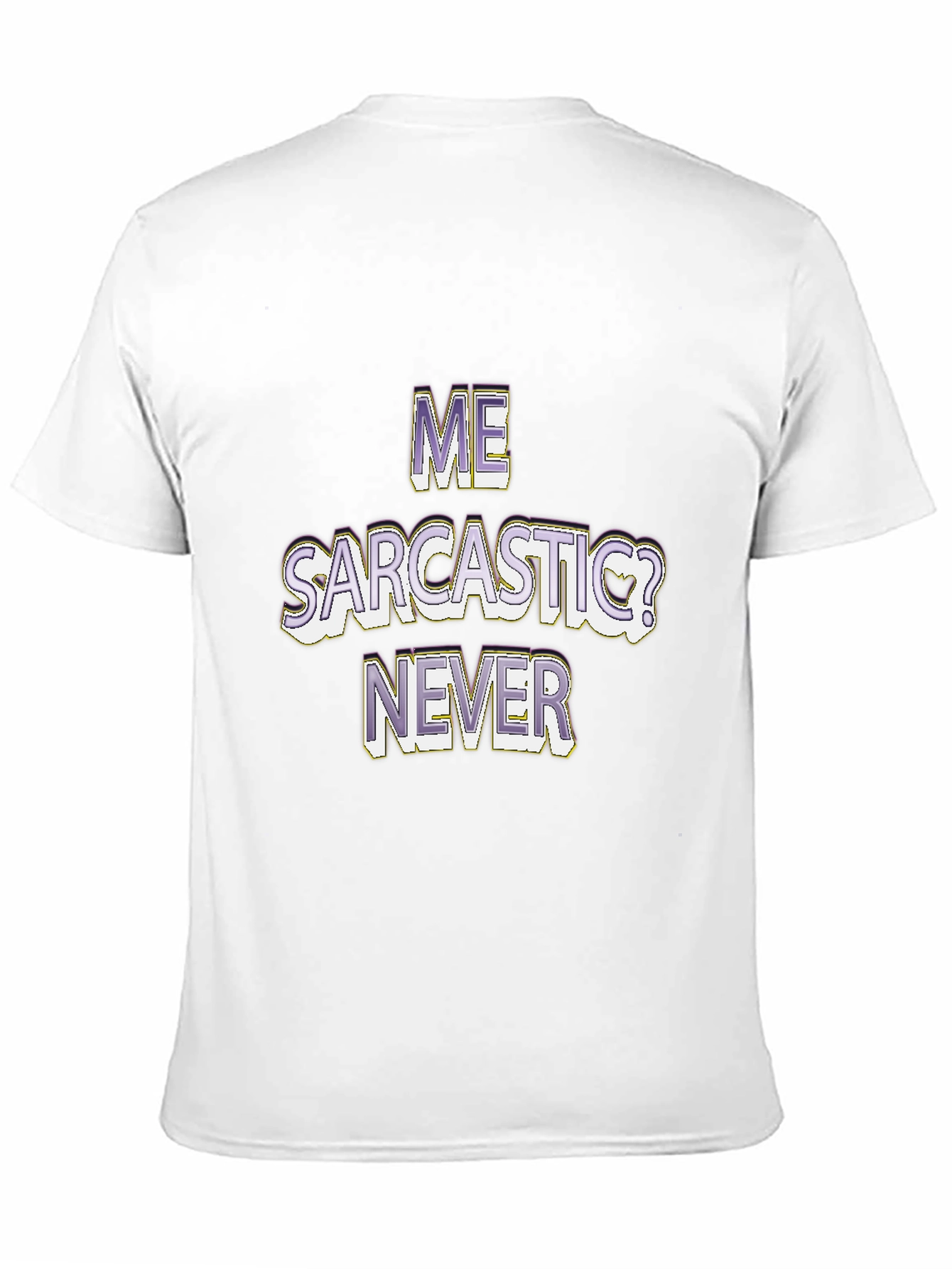 Black Me Sarcastic? Funny Sarcasm Graphic T-Shirt view 11