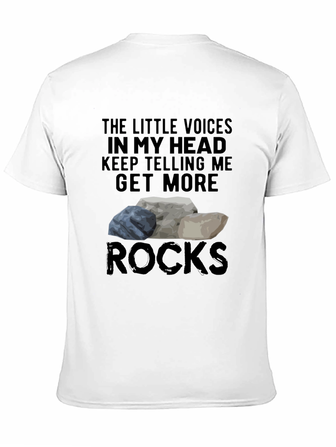 Black Get More Rocks T-Shirt Funny Rock Collector Tee view 11