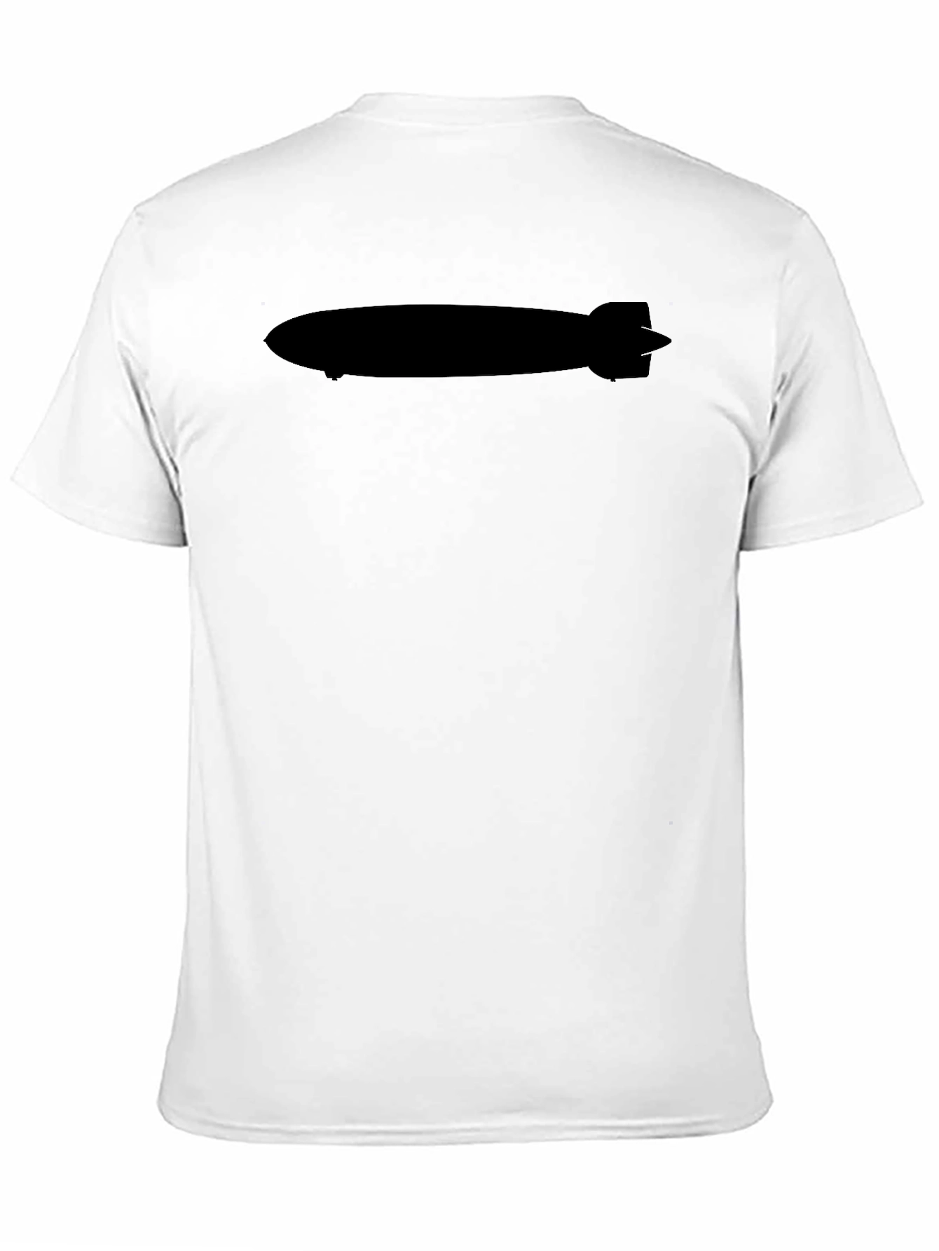 Black Black Zeppelin Silhouette T-Shirt view 11