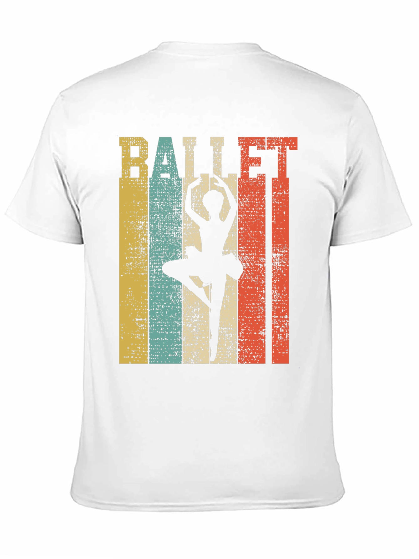 Black Ballet Dancer Retro Style Graphic Tee view 11