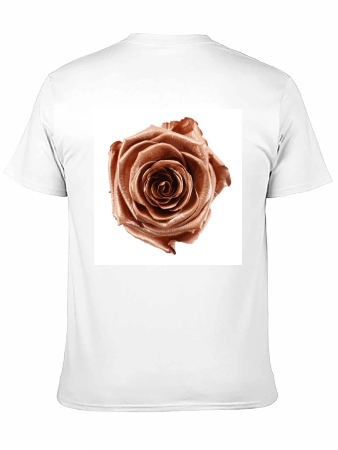 Black Rose Graphic Tee - Modern Floral Design view 11