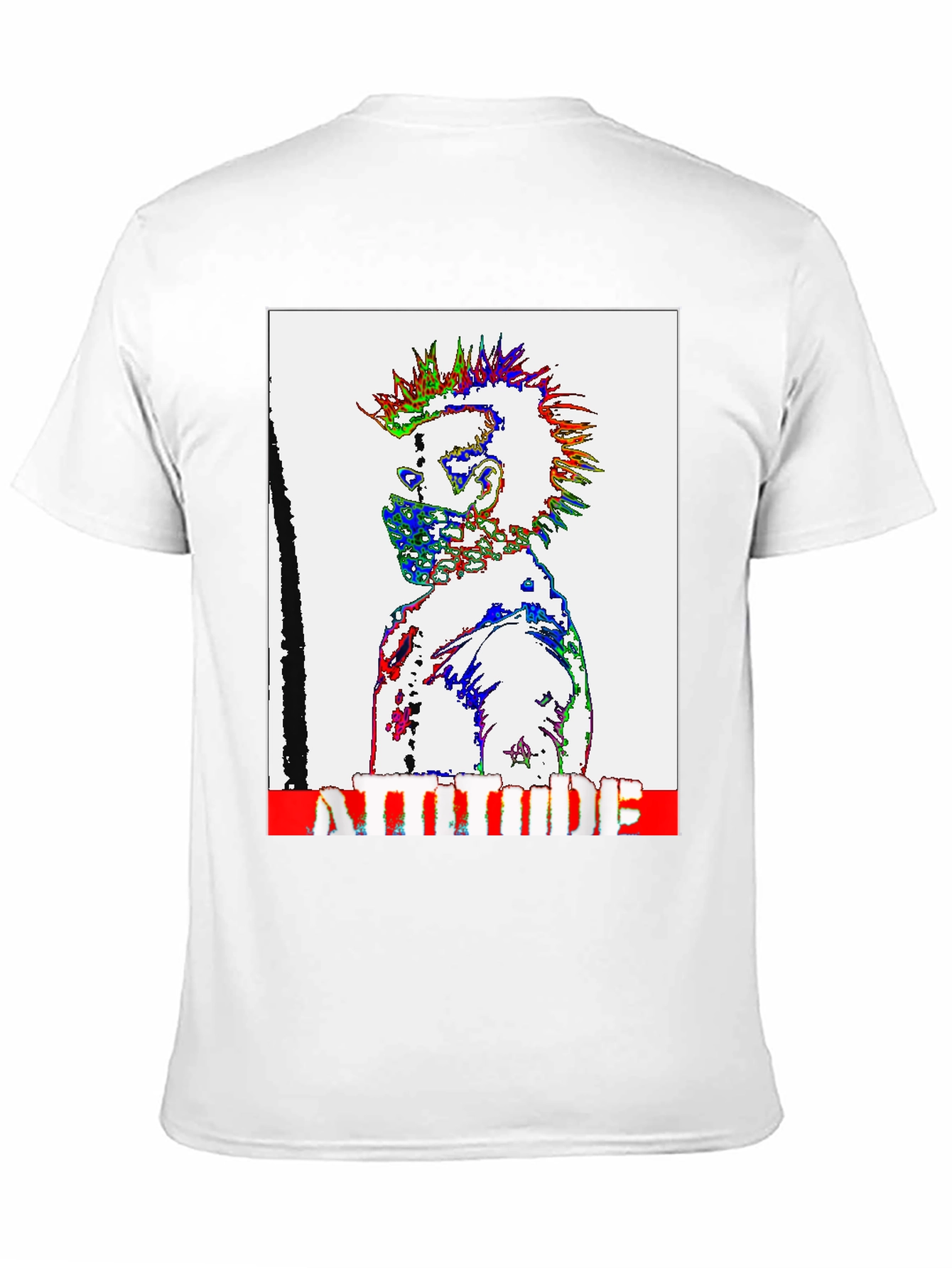 Attitude Punk Graphic T-Shirt - Bold Style - 11