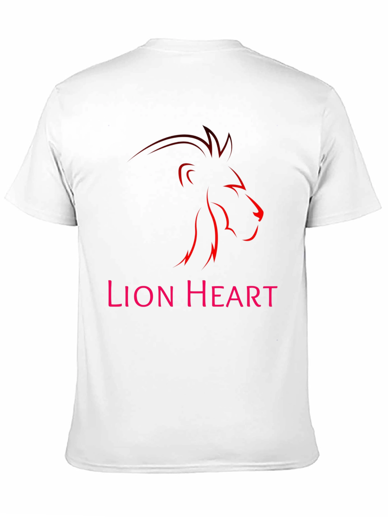 Black Lion Heart Graphic Tee - Black view 11