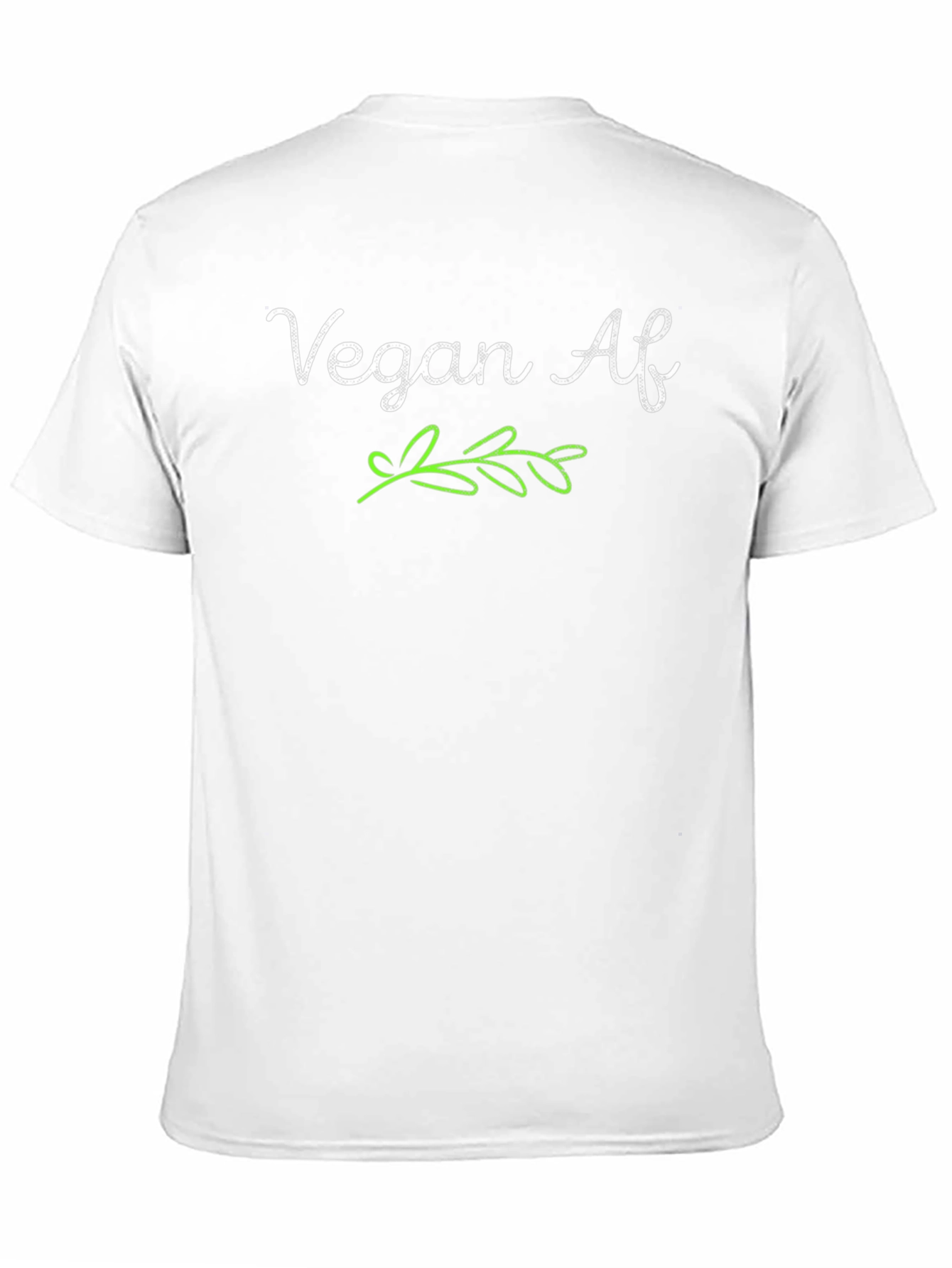 Black Vegan AF Graphic Tee - Eco-Friendly Vegan Fashion view 11