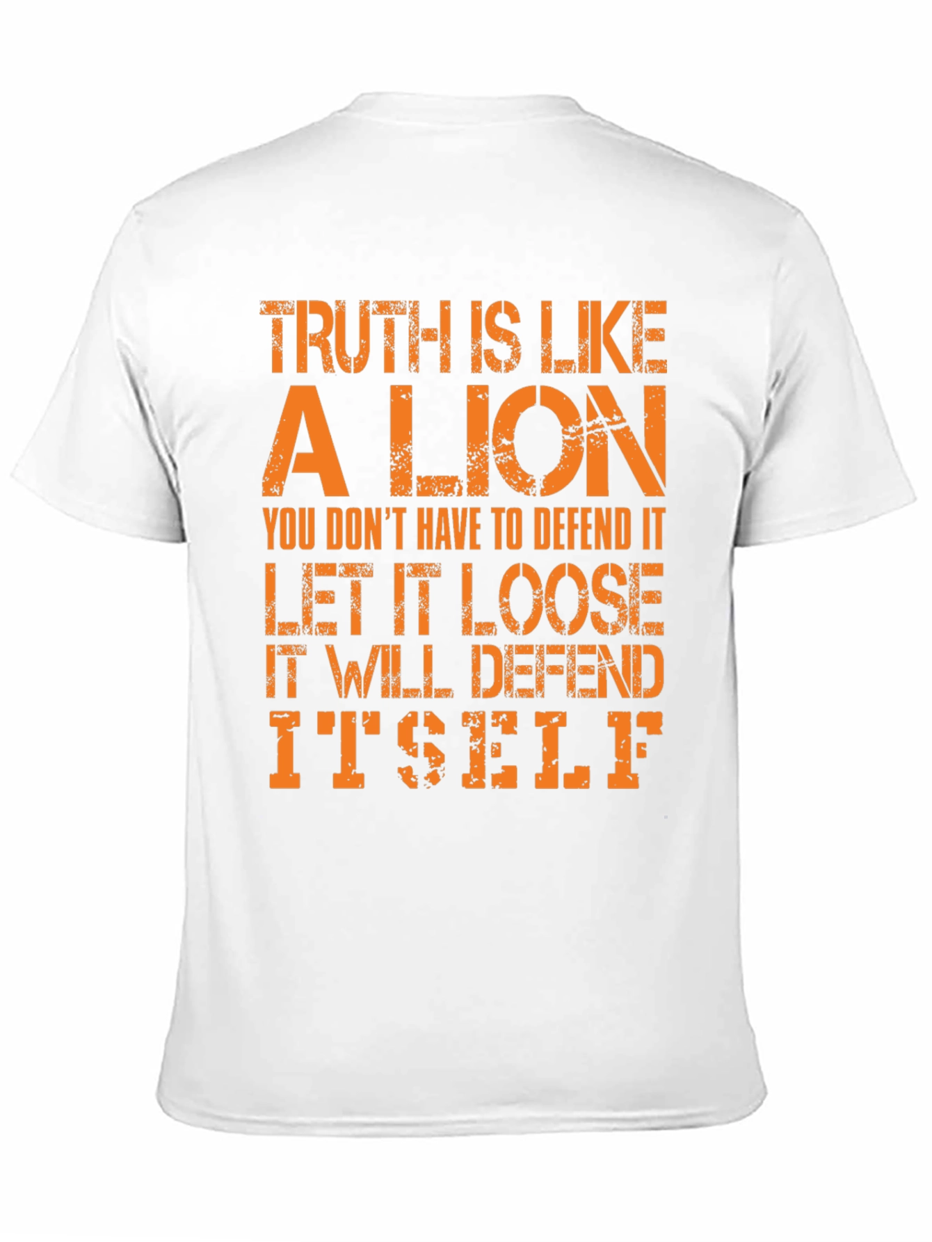 Black Truth Lion Graphic Tee - Bold Statement T-Shirt view 11