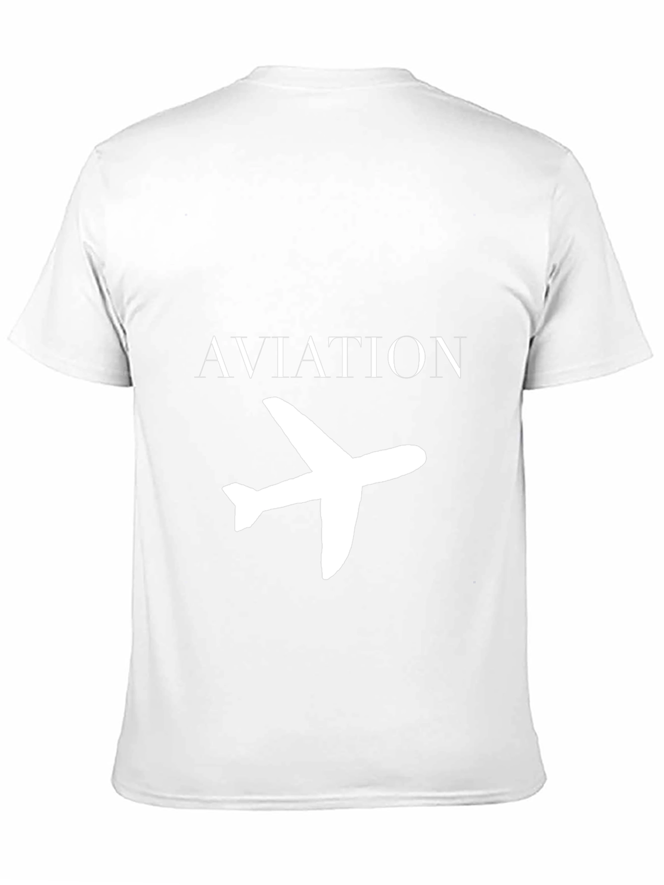Black Aviation Airplane Graphic Black T-Shirt view 11
