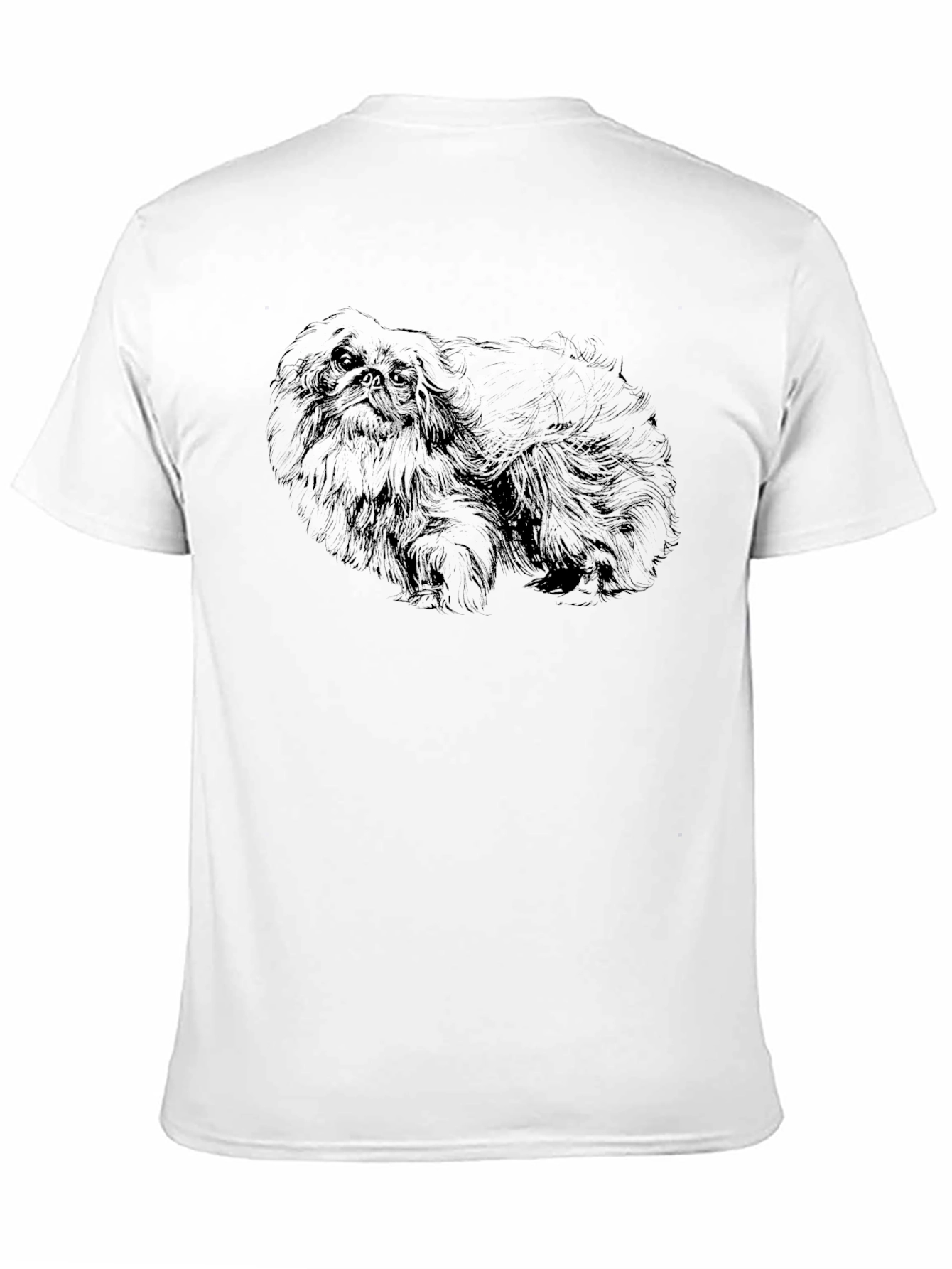 Black Pekingese Dog Graphic Tee - Casual Style view 11