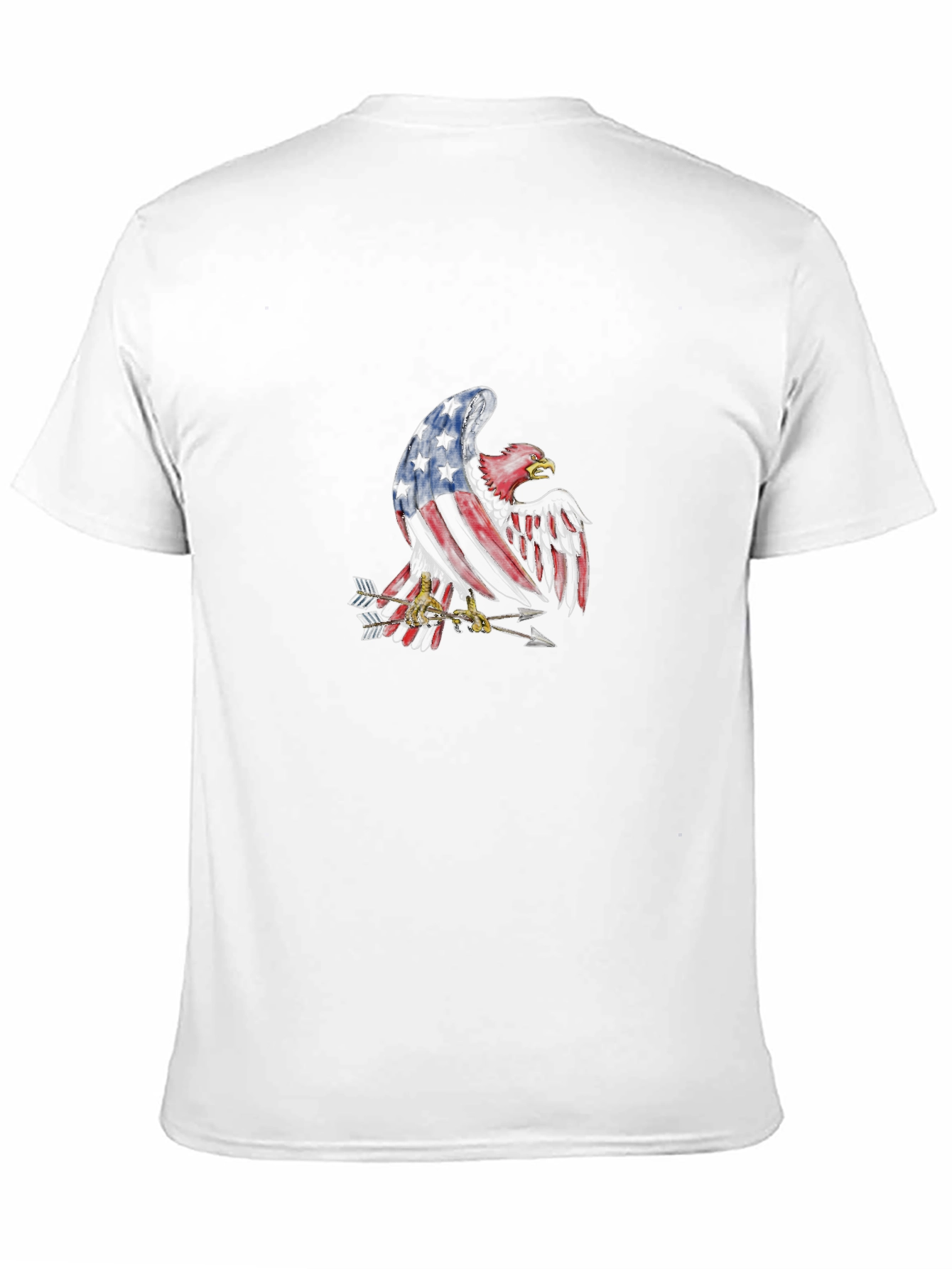 Black American Eagle Graphic T-Shirt - Patriotic Style view 11