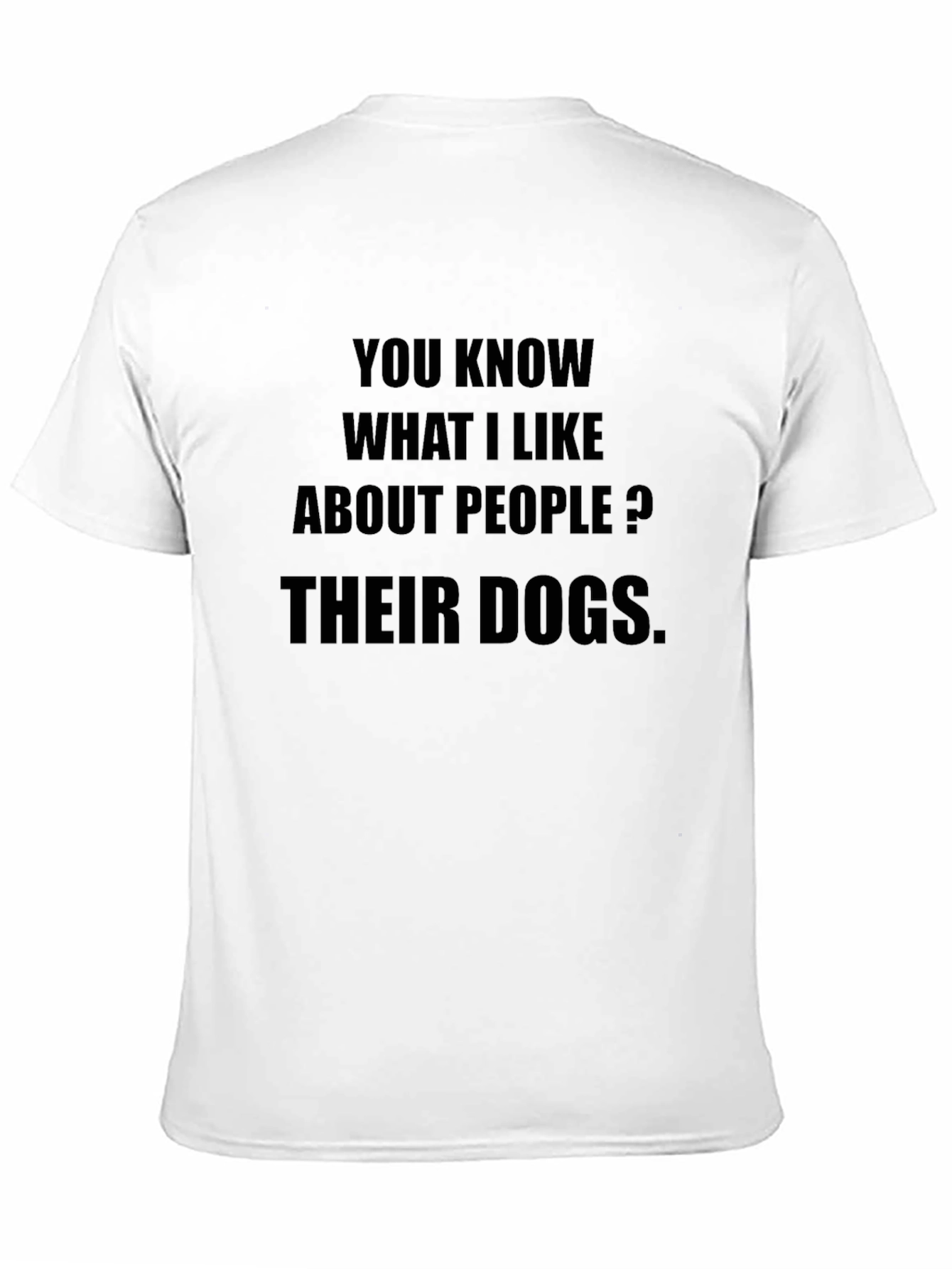 Black Funny Dog Lover T-Shirt - People & Their Dogs view 11