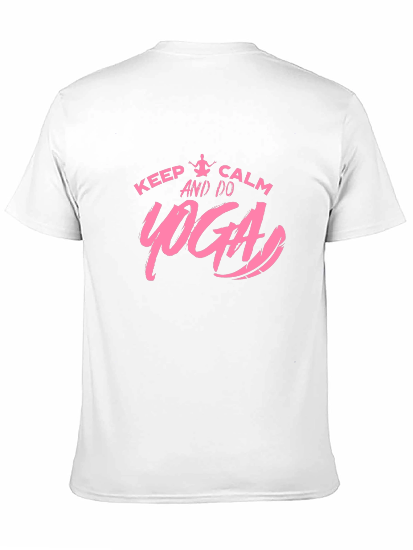 Black Keep Calm and Do Yoga T-Shirt view 11
