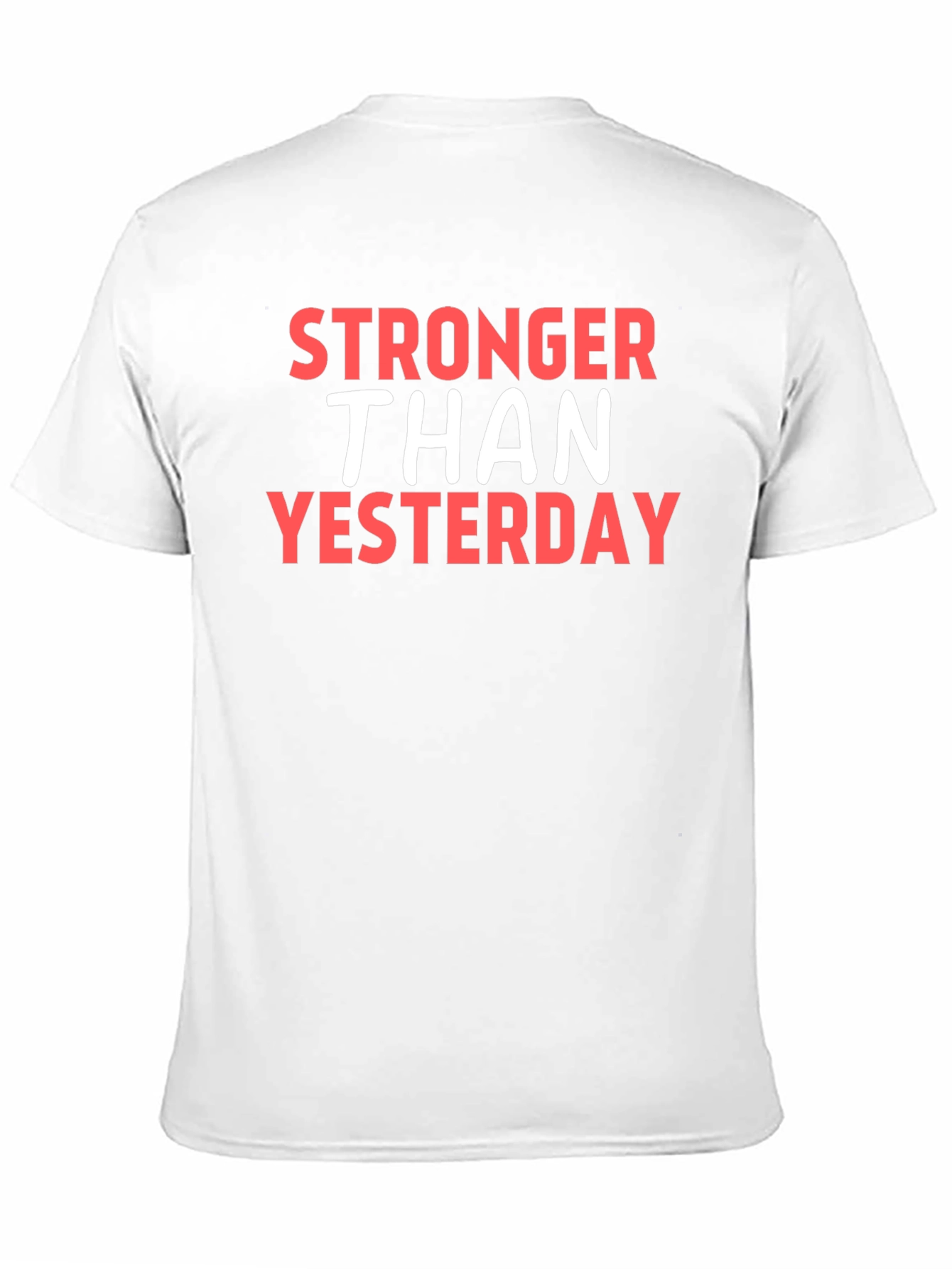 Black Stronger Than Yesterday Graphic Tee view 11
