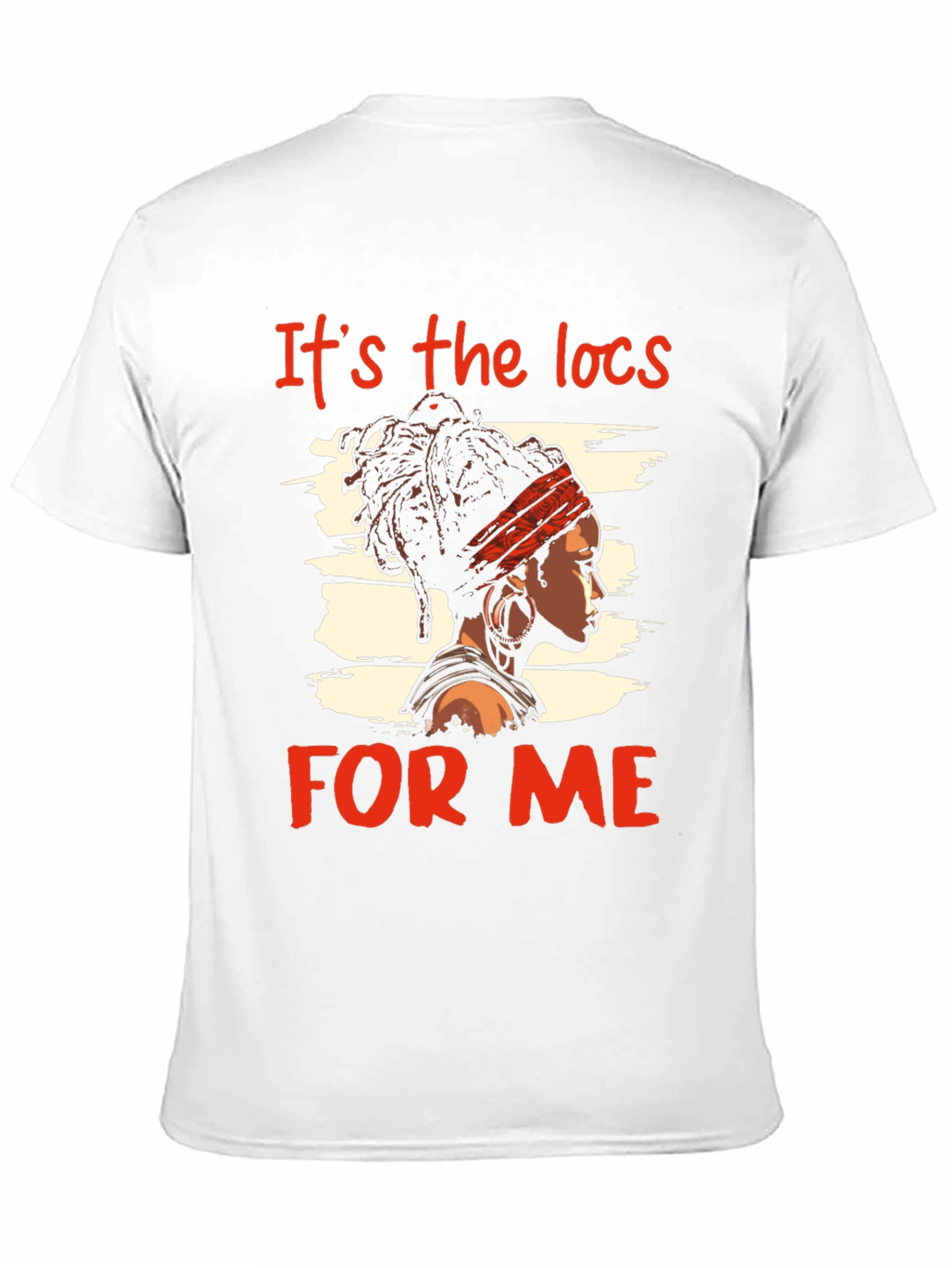 Black It's the Locs For Me T-Shirt - Black view 11