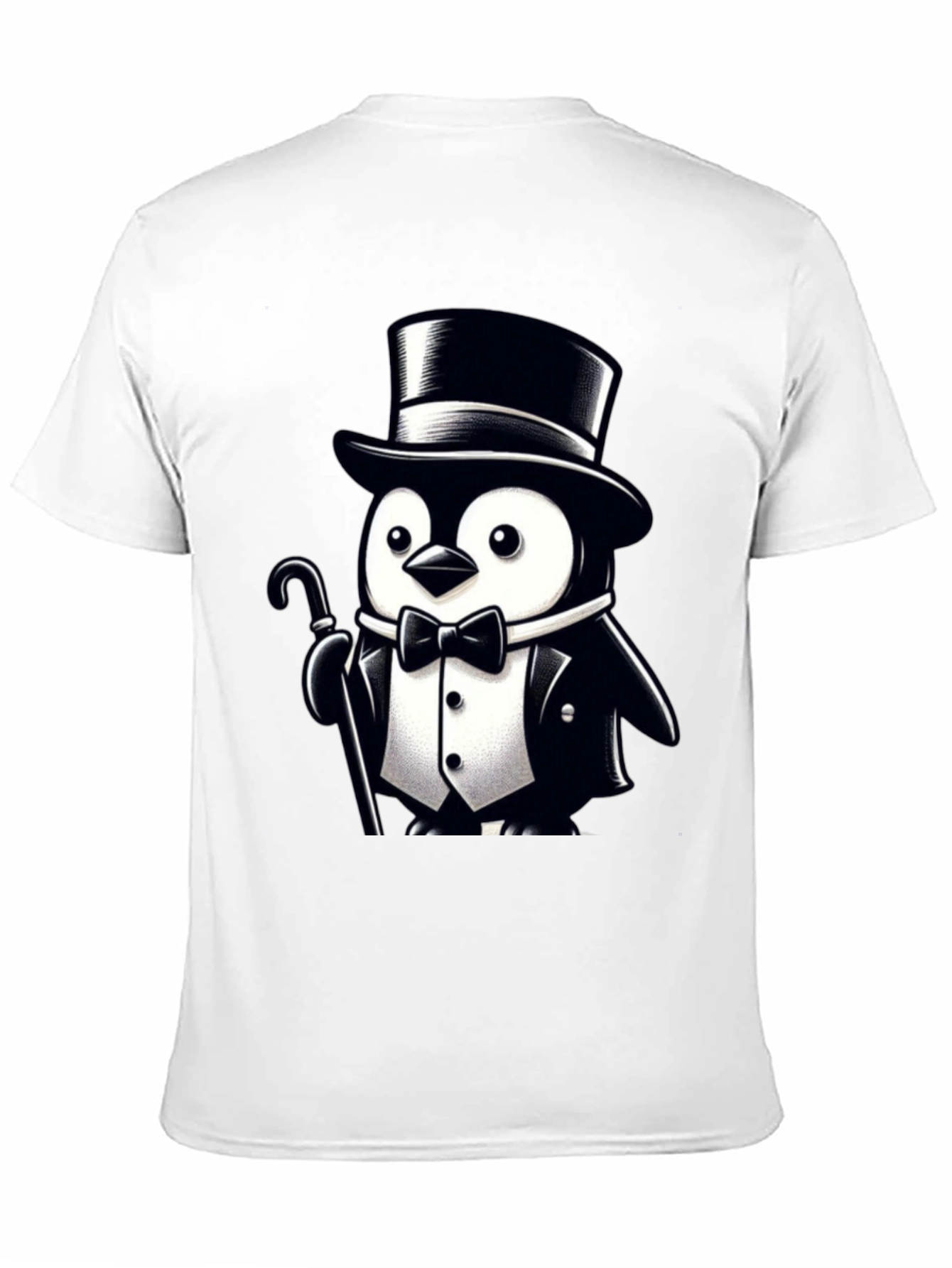 Black Penguin Tuxedo Graphic Tee - Classy Cool view 11