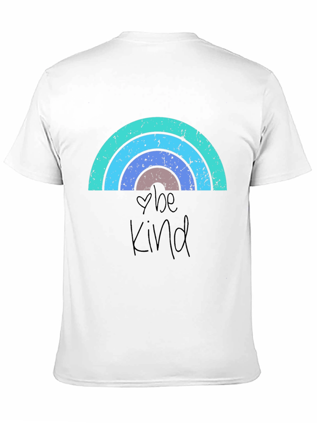 Black Be Kind Rainbow Graphic Tee - Unisex view 11