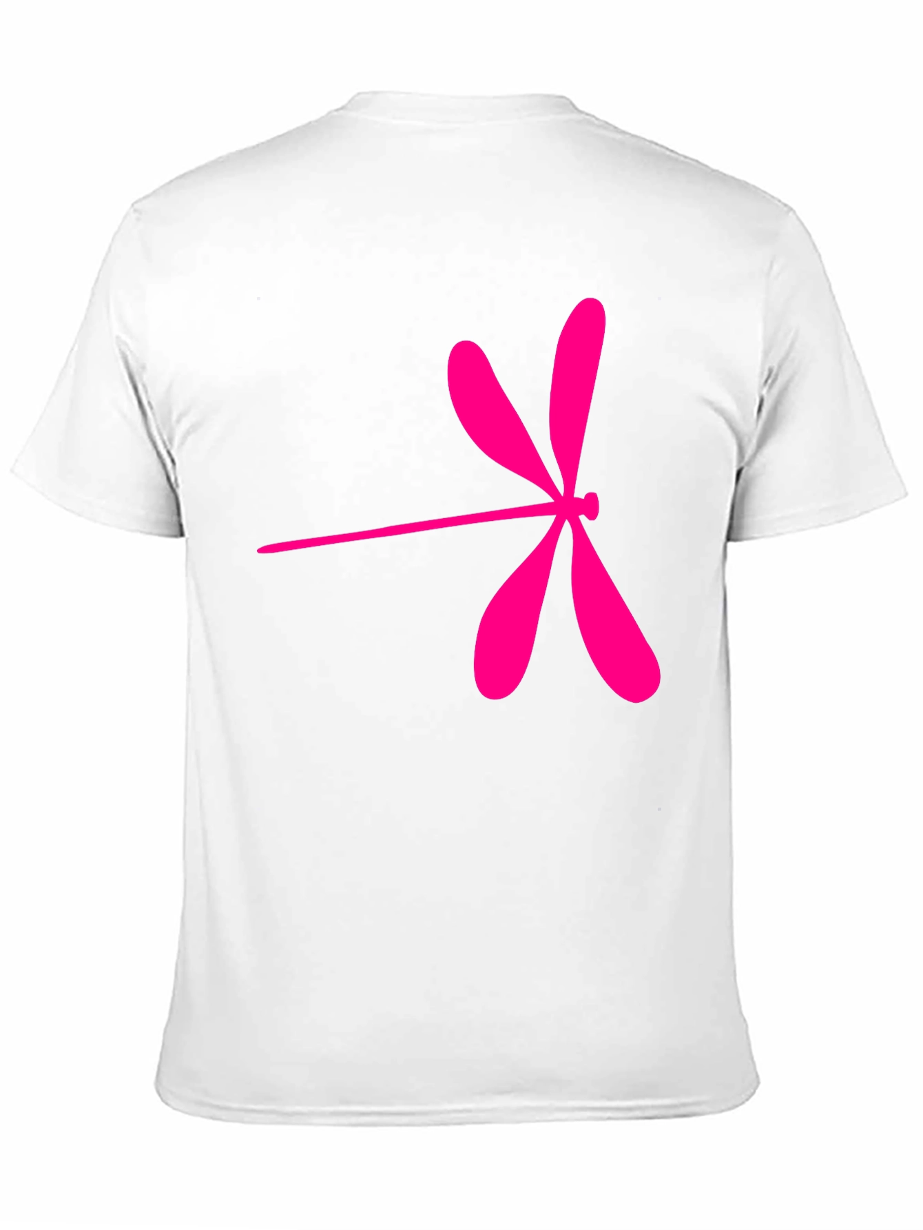 Black Pink Dragonfly Graphic T-Shirt view 11