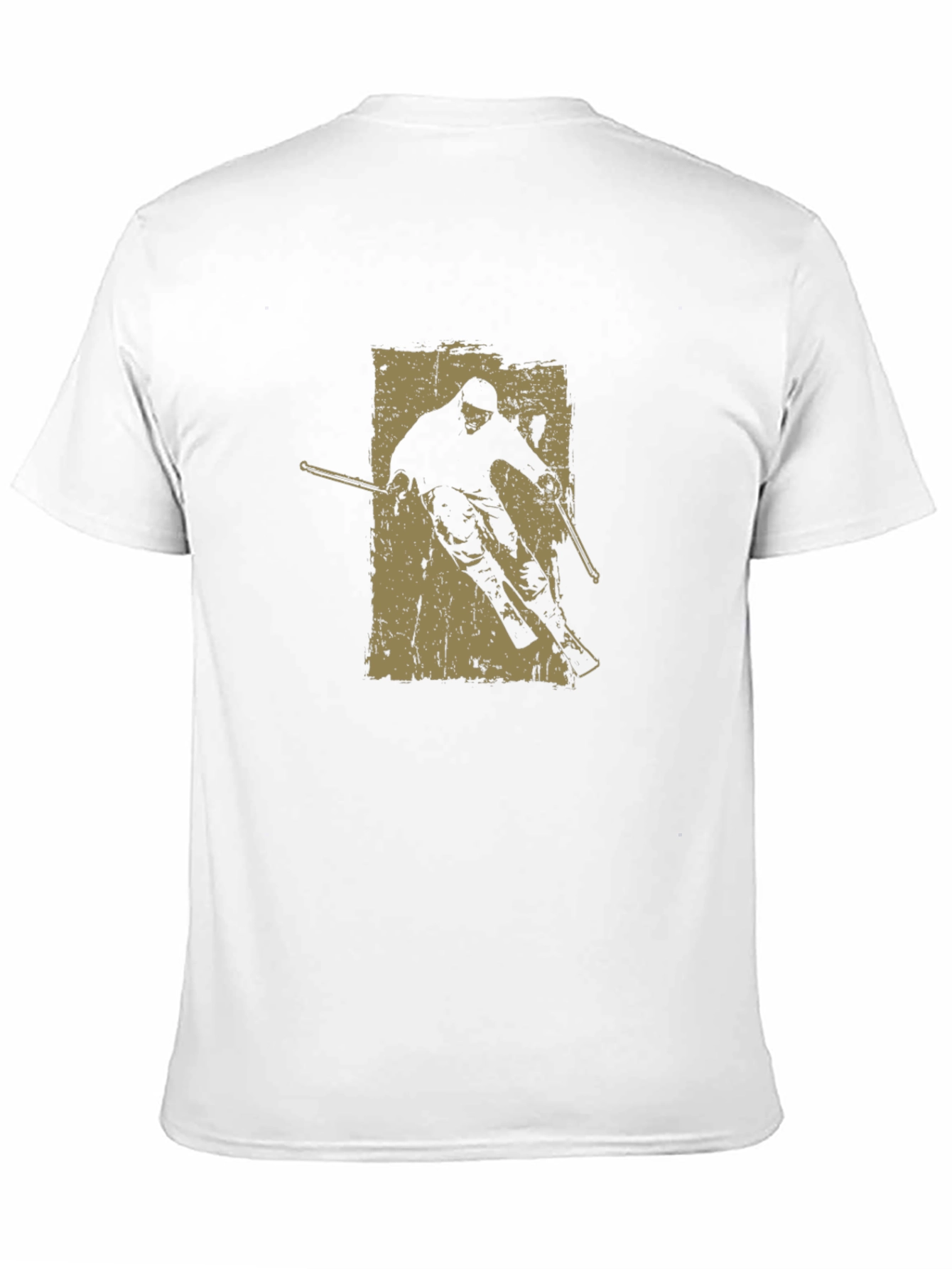 Black Vintage Skier Graphic Tee view 11