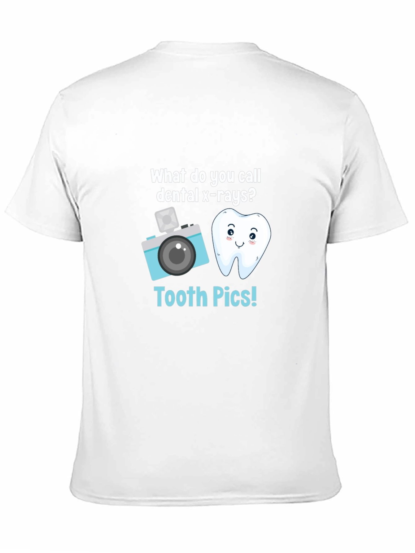 Black Tooth Pics Dental Pun T-Shirt - Black view 11