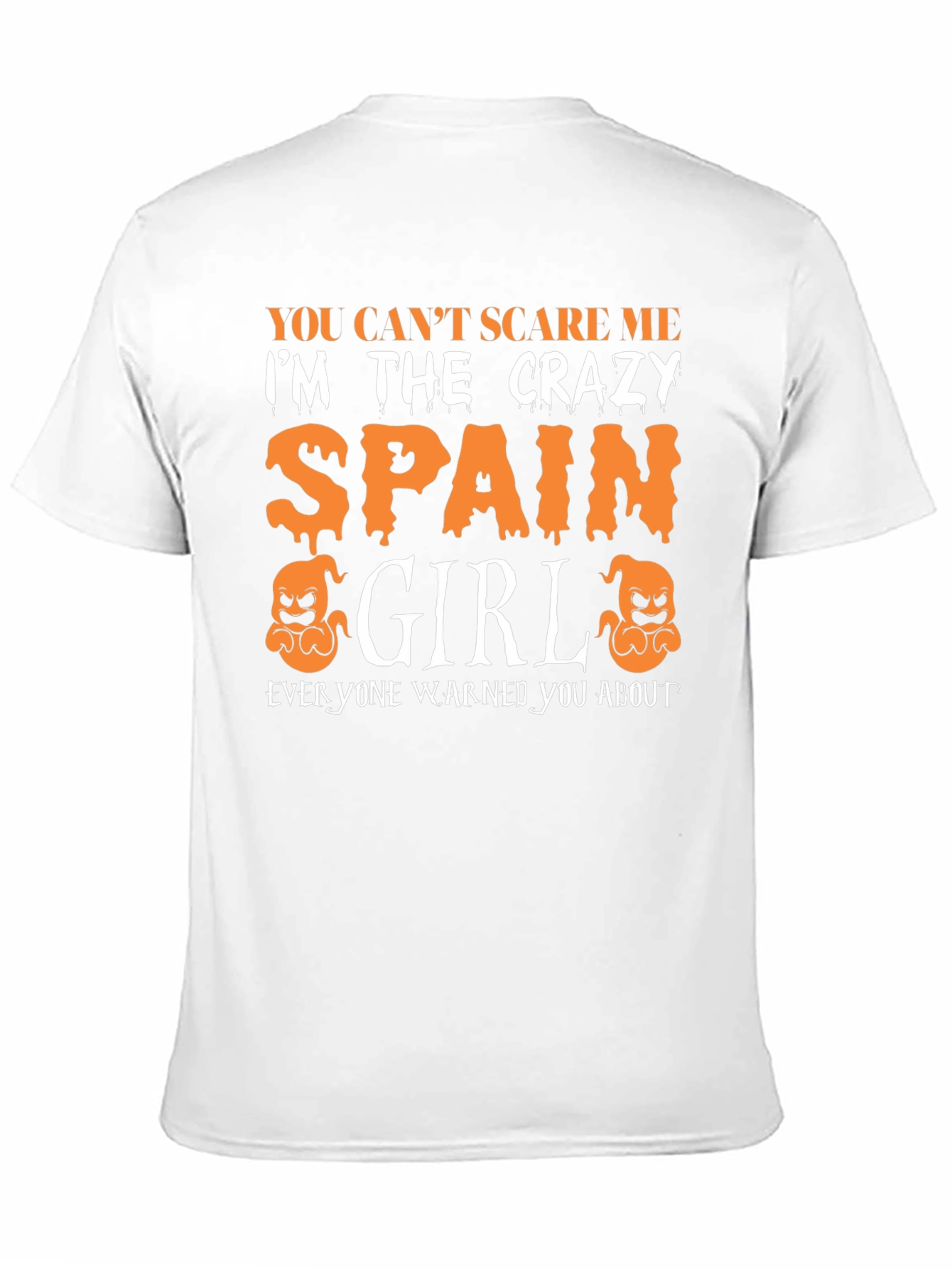 Crazy Spain Girl Halloween T-Shirt - 11
