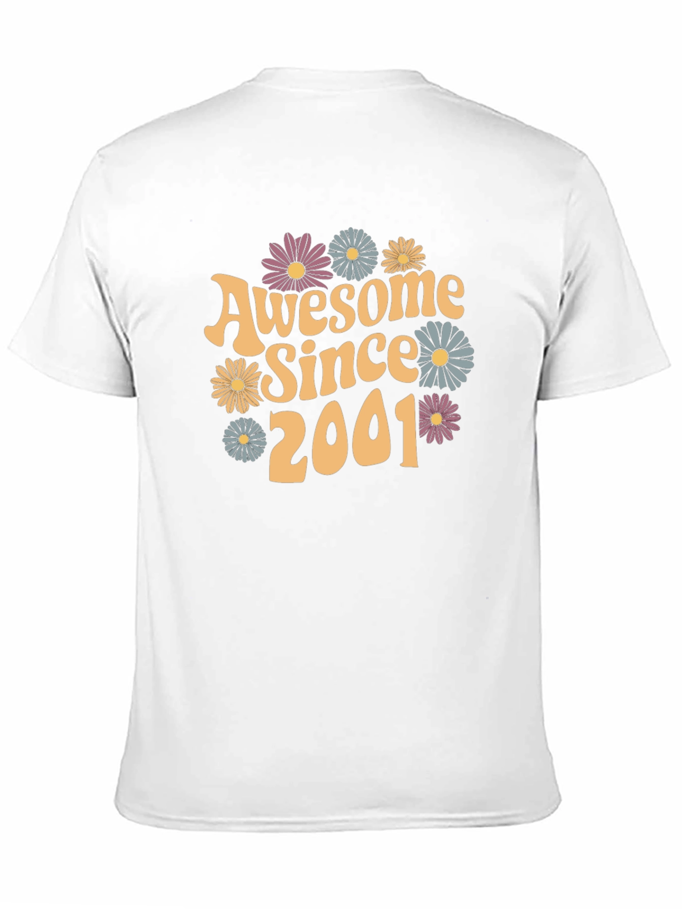 Black Awesome Since 2001 Graphic Tee view 11