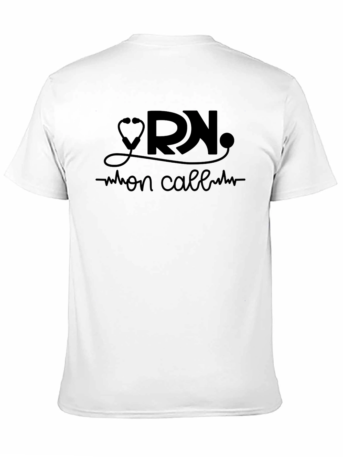 Black RN On Call Graphic T-Shirt view 11
