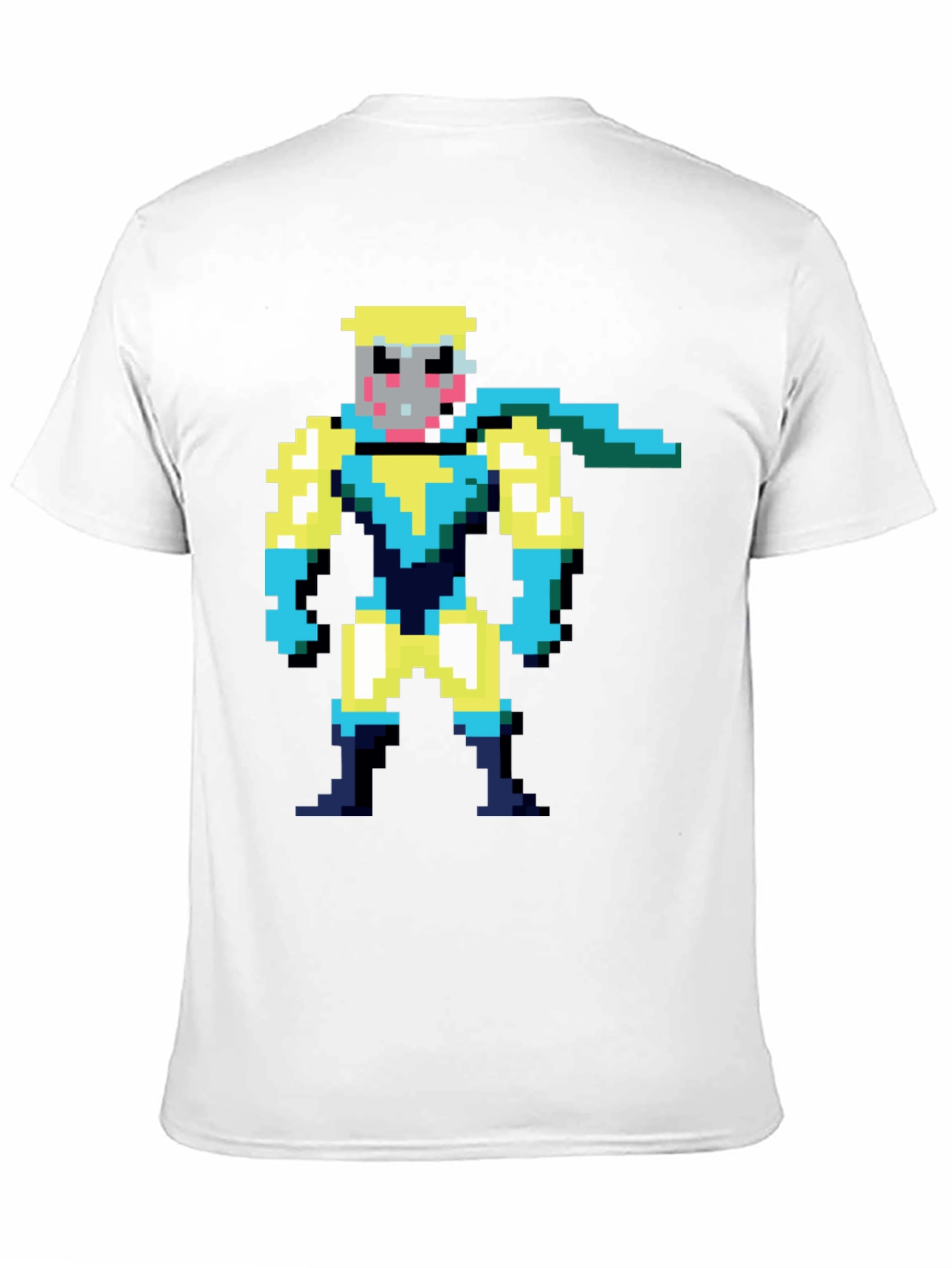 Black Pixel Superhero Black Tee view 11