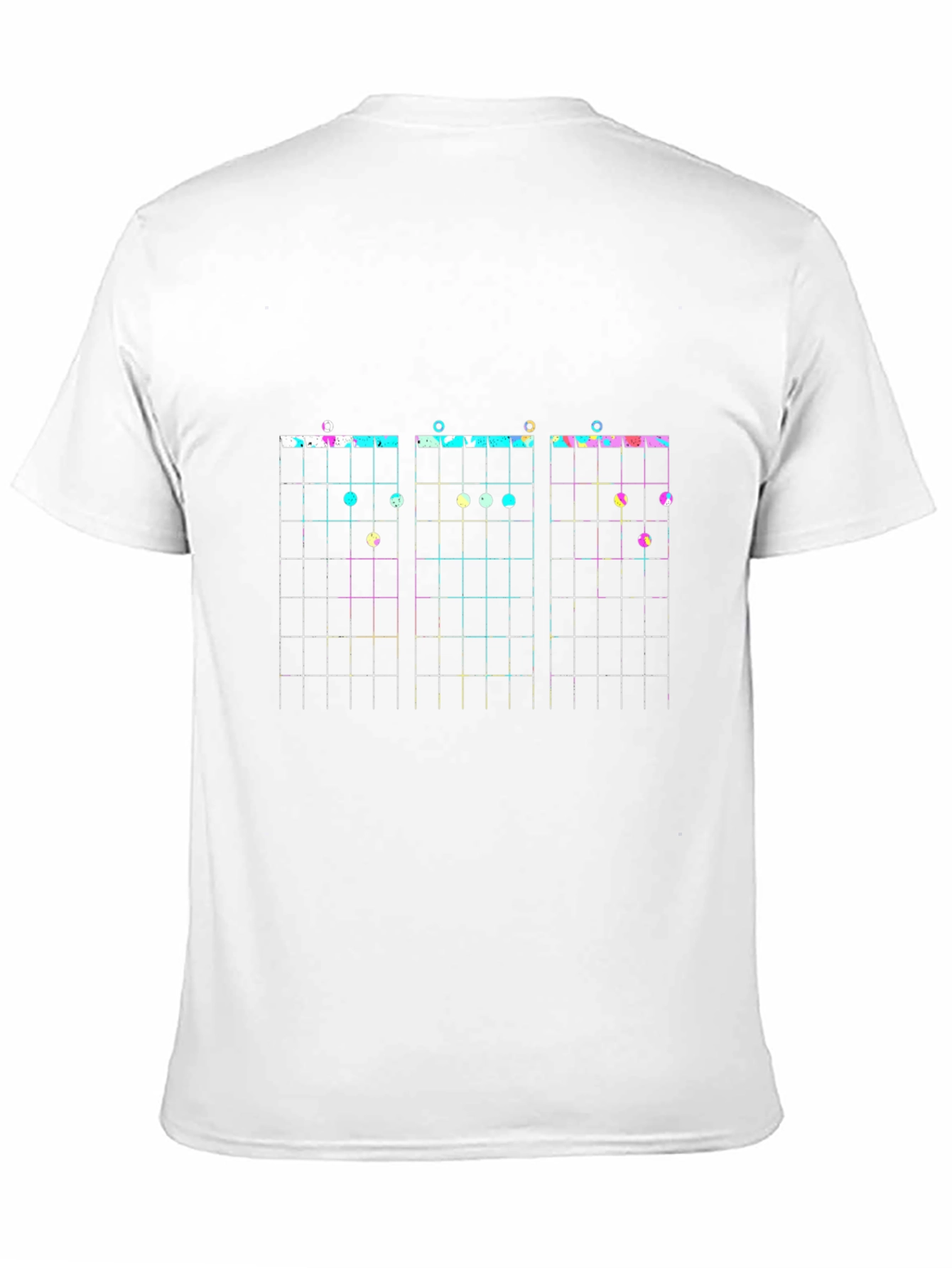 Black Guitar Chord T-Shirt - Music Lover Tee view 11