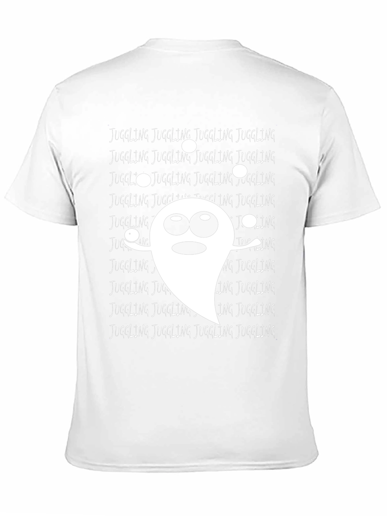 Black Juggling Ghost T-Shirt - Spooky Fun! view 11