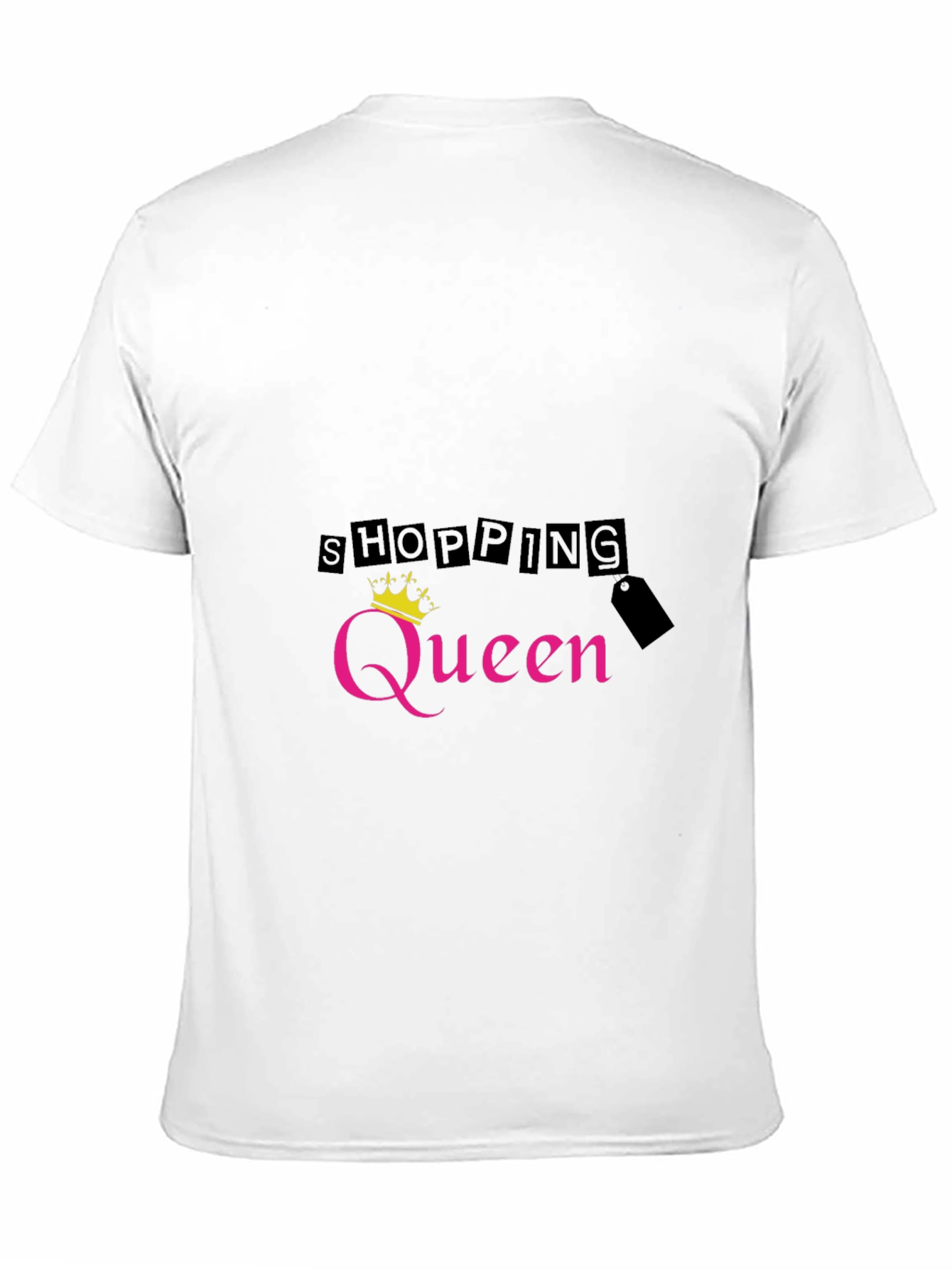 Black Shopping Queen Black T-Shirt view 11