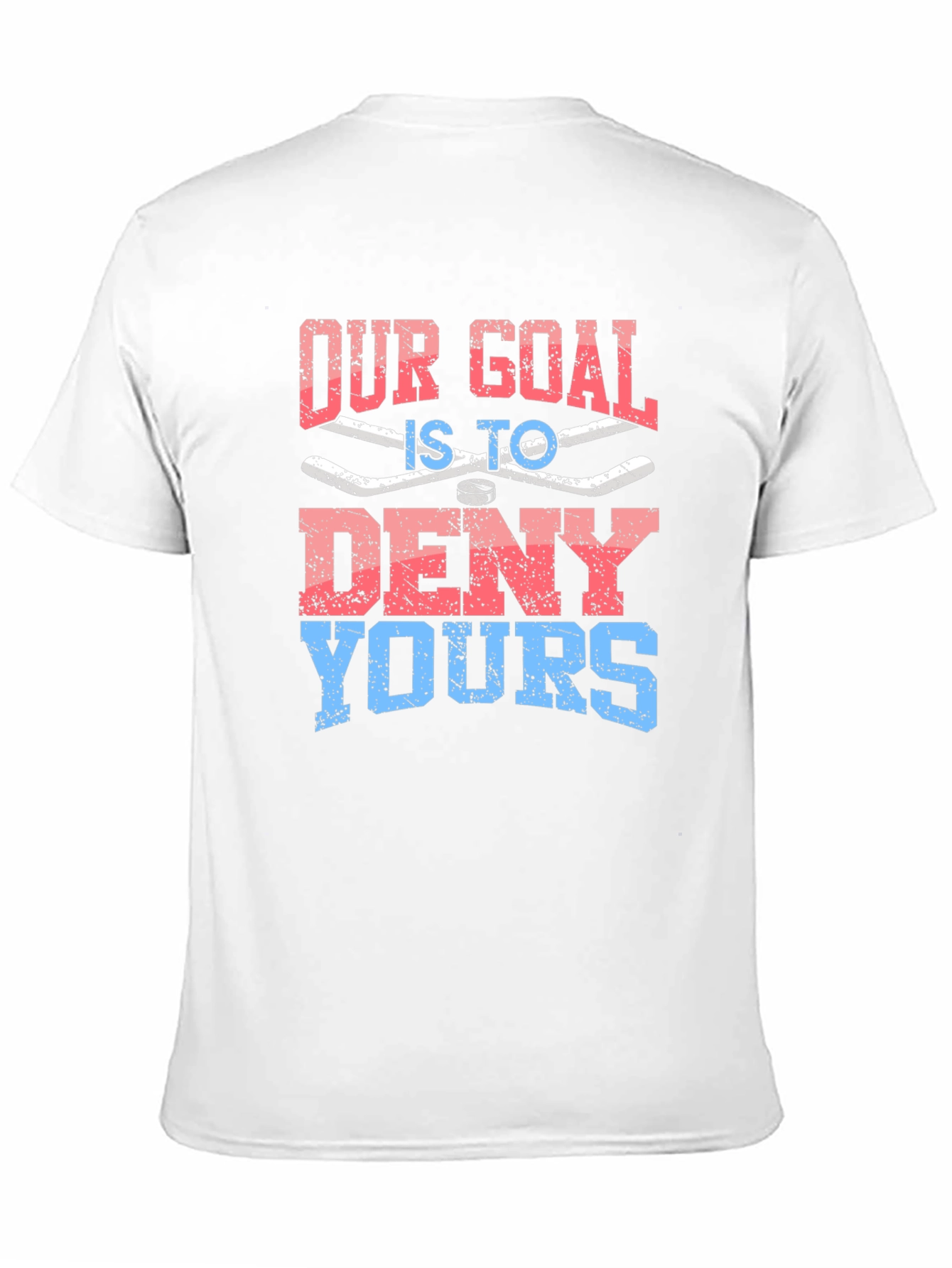 Black Our Goal is to Deny Yours Graphic T-Shirt view 11