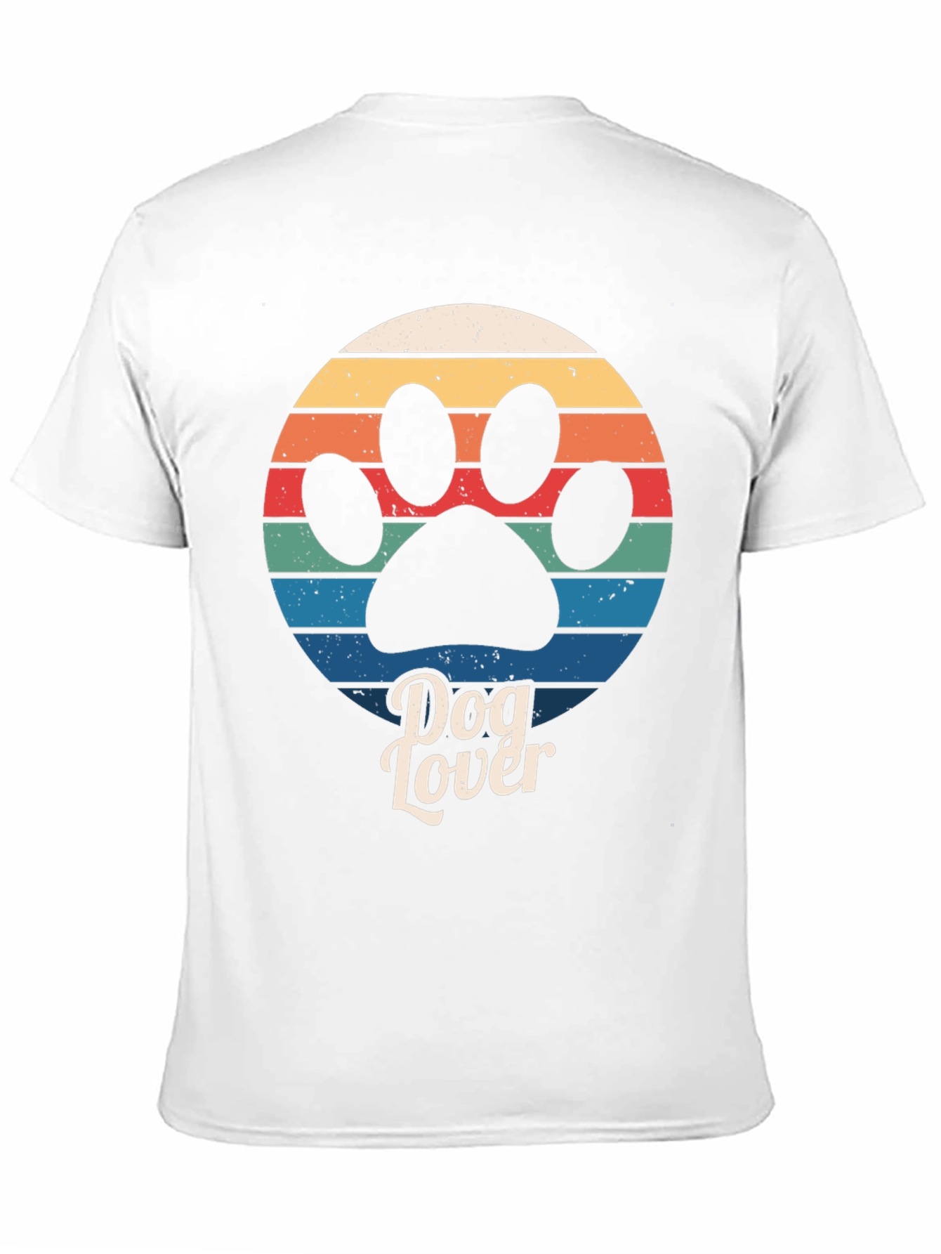 Black Dog Lover Retro T-Shirt view 11