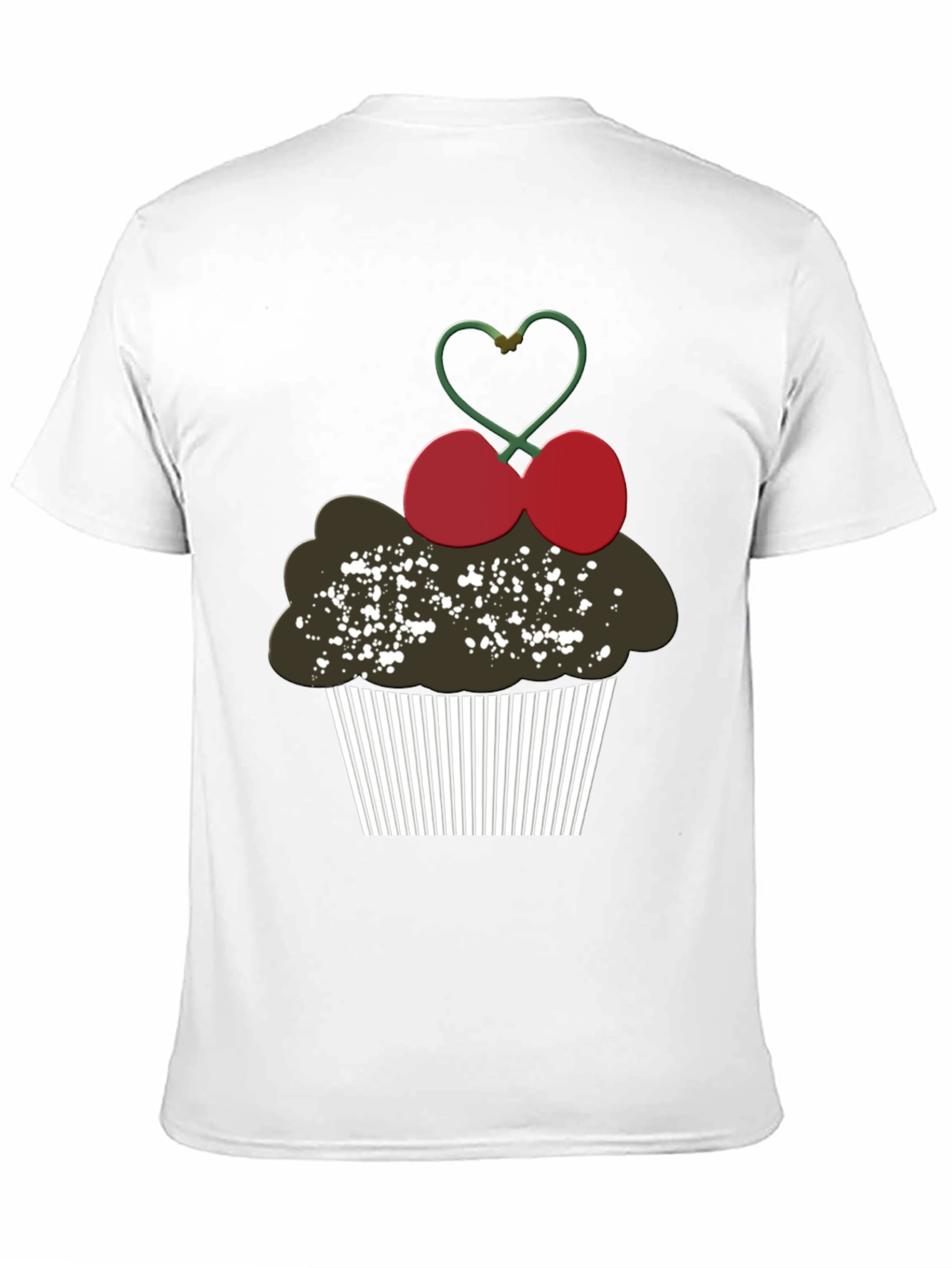 Black Cupcake Graphic Tee - Sweet Treat Shirt view 11