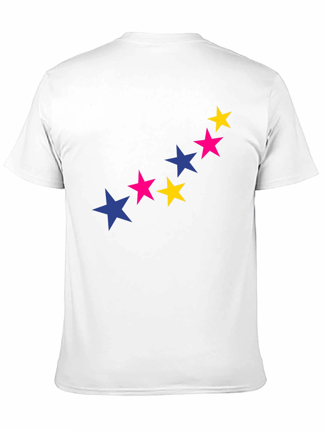 Black Starry Graphic Tee - Bold & Stylish Black T-Shirt view 11