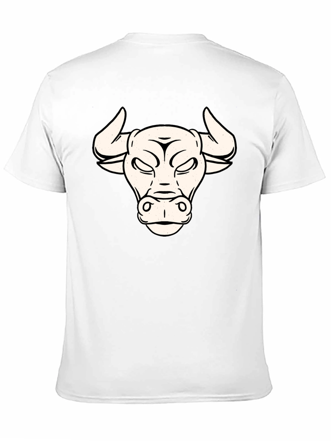 Black Black Bull Graphic Tee - Cool Animal Design view 11