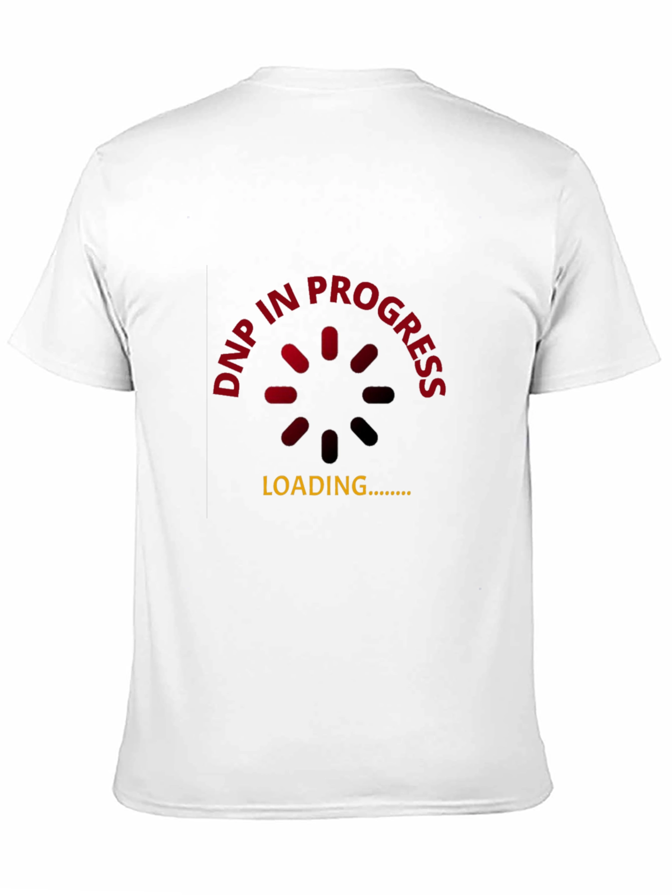 Black DNP In Progress Black T-Shirt - Gamer Humor view 11