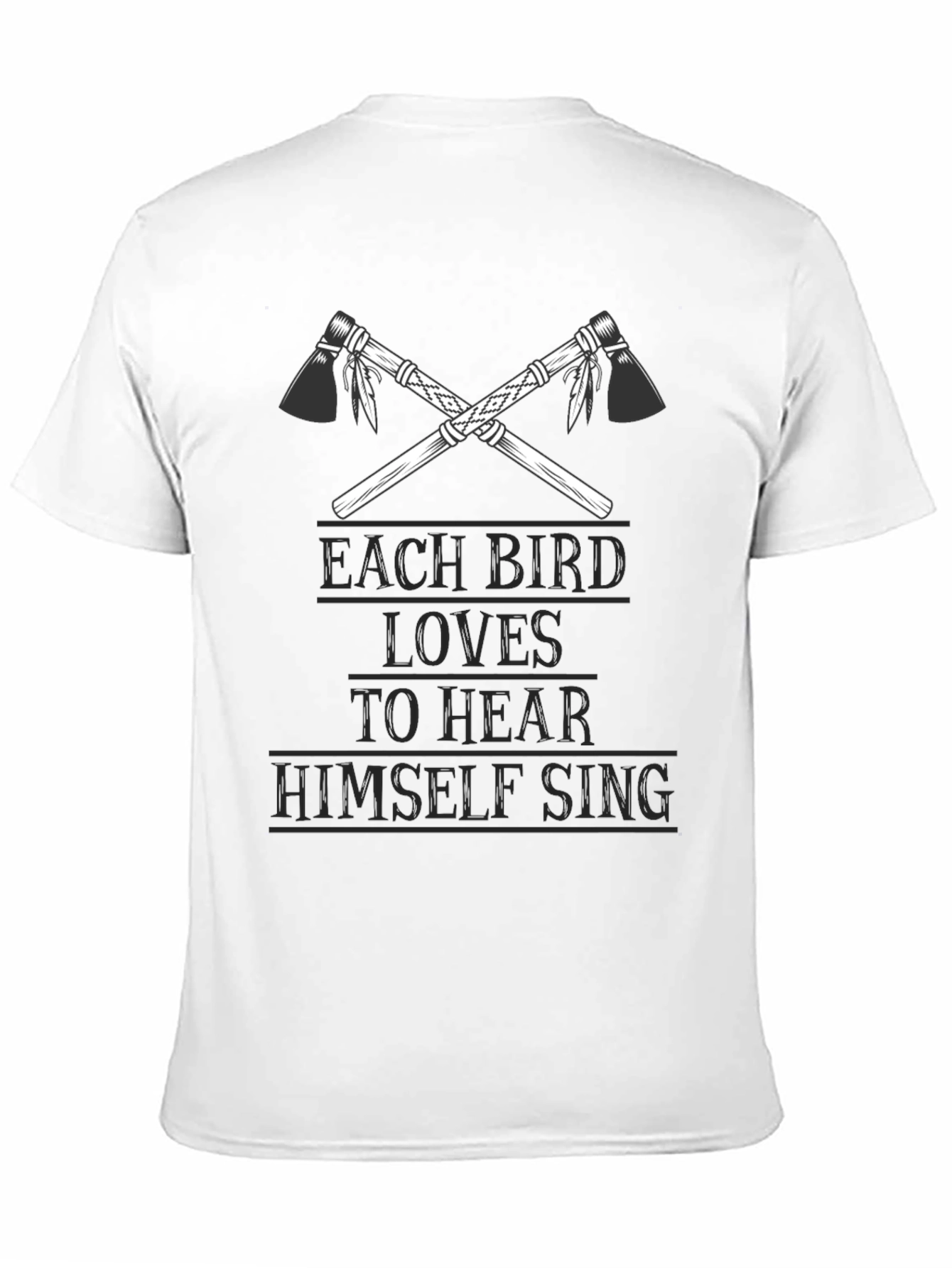 Black Native American Saying Black T-Shirt view 11