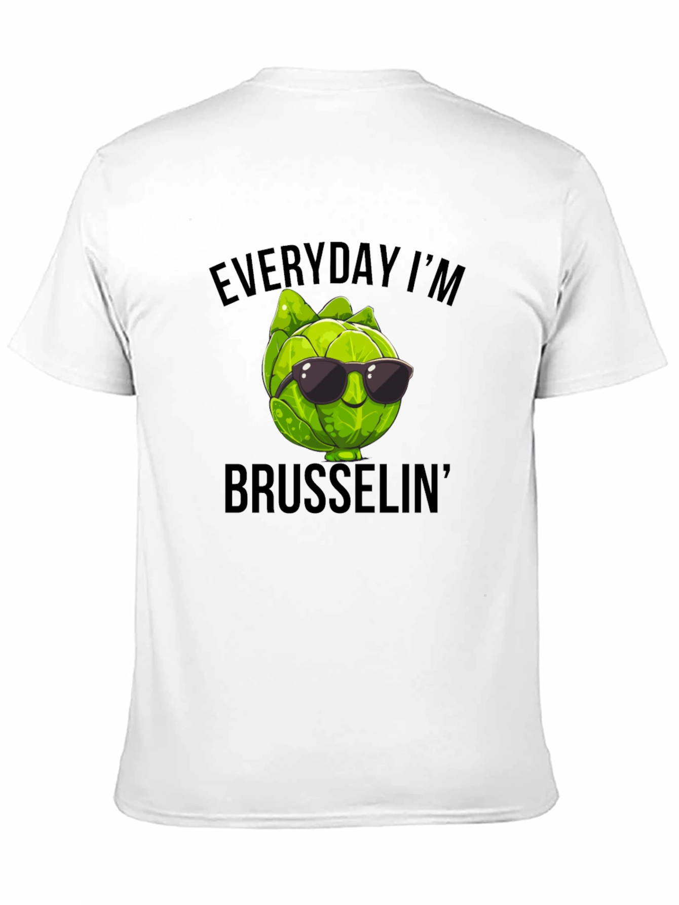 Black Everyday I'm Brusselin' T-Shirt view 11