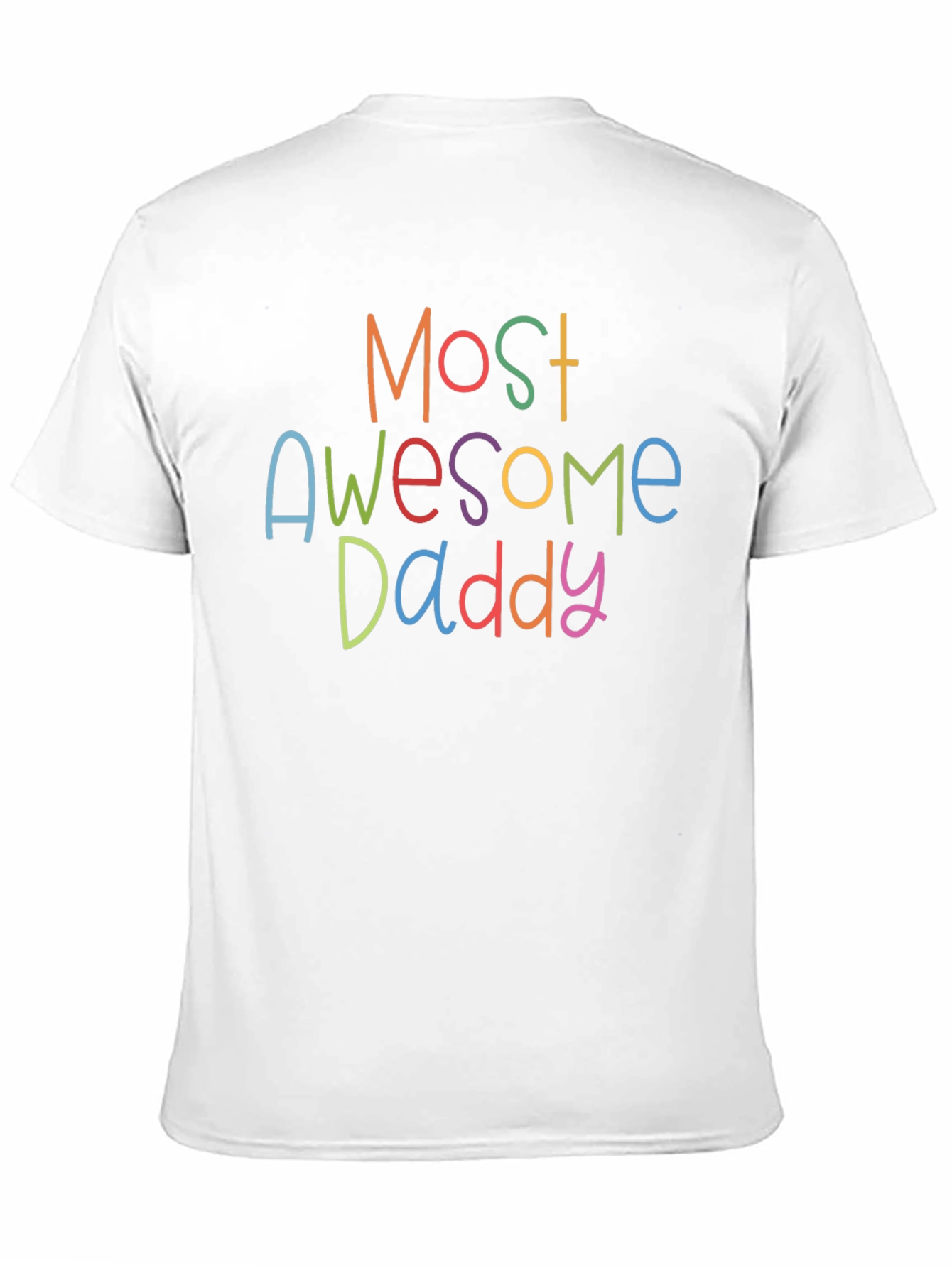 Black Most Awesome Daddy Graphic Tee - Black view 11