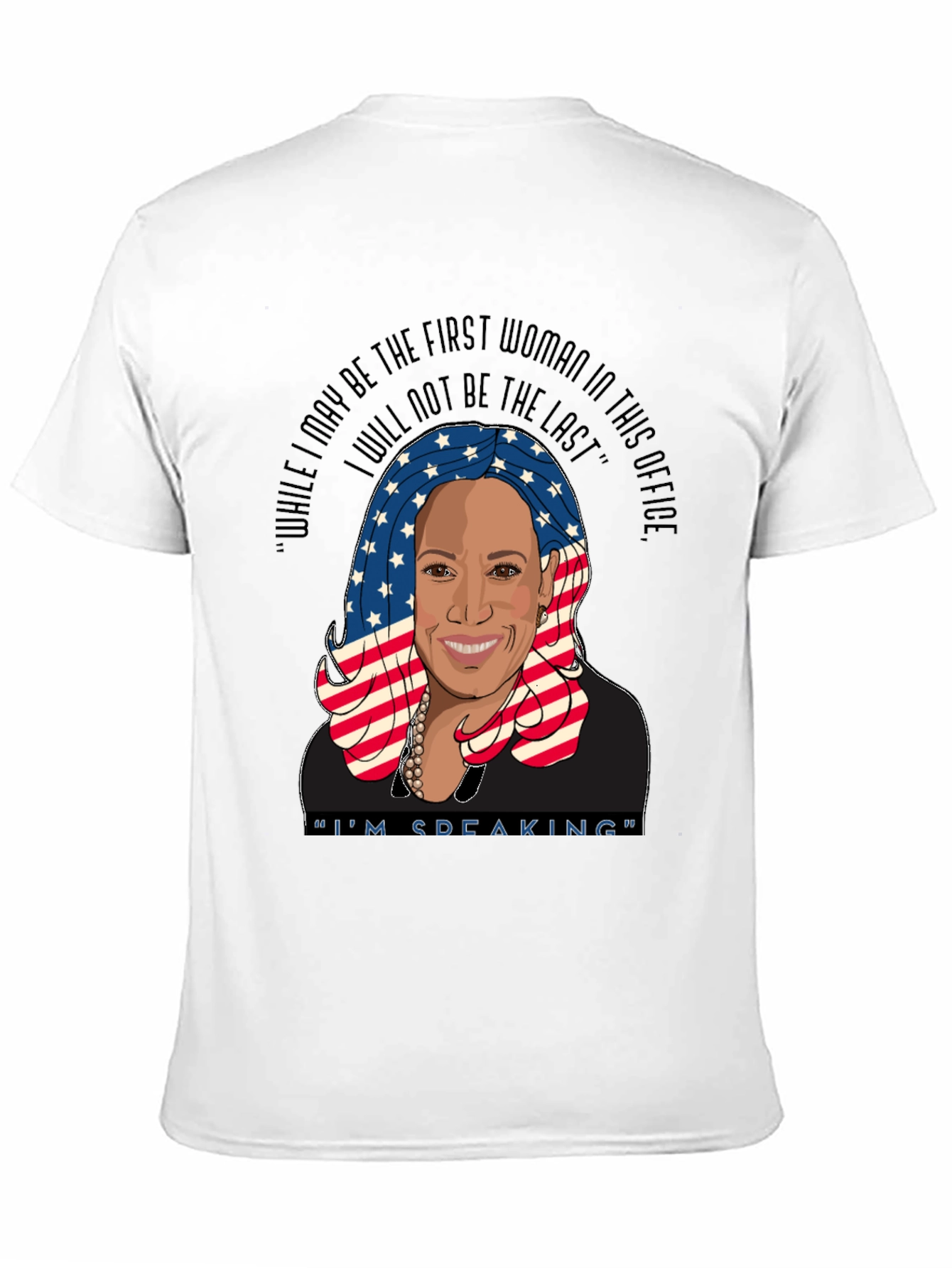 Black Kamala Harris "I'm Speaking" Graphic Tee view 11