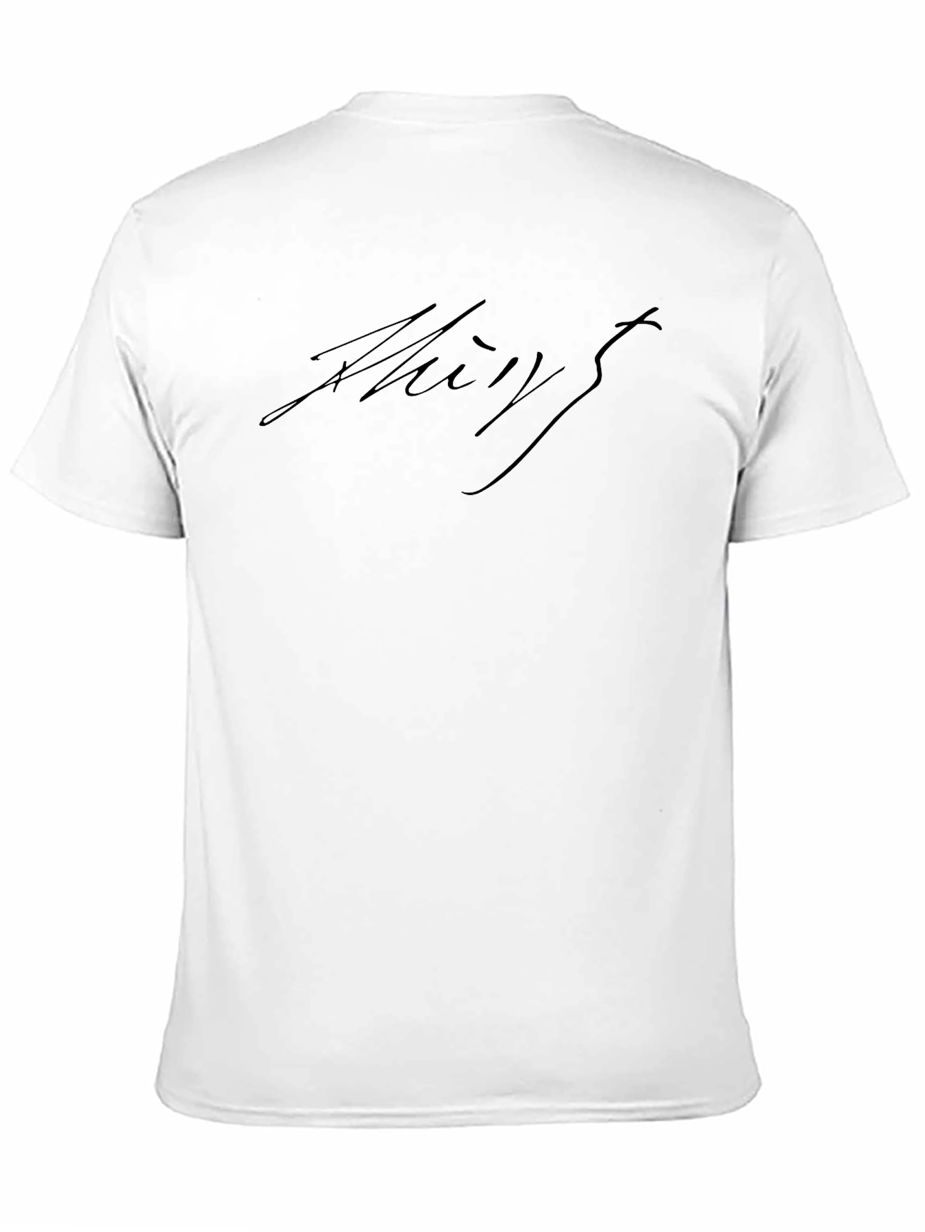 Black Men's Black Signature Graphic Tee view 11