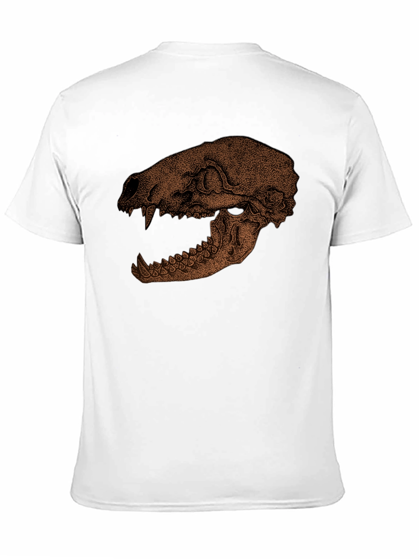 Black Skull Graphic Print T-Shirt - Unique Design view 11